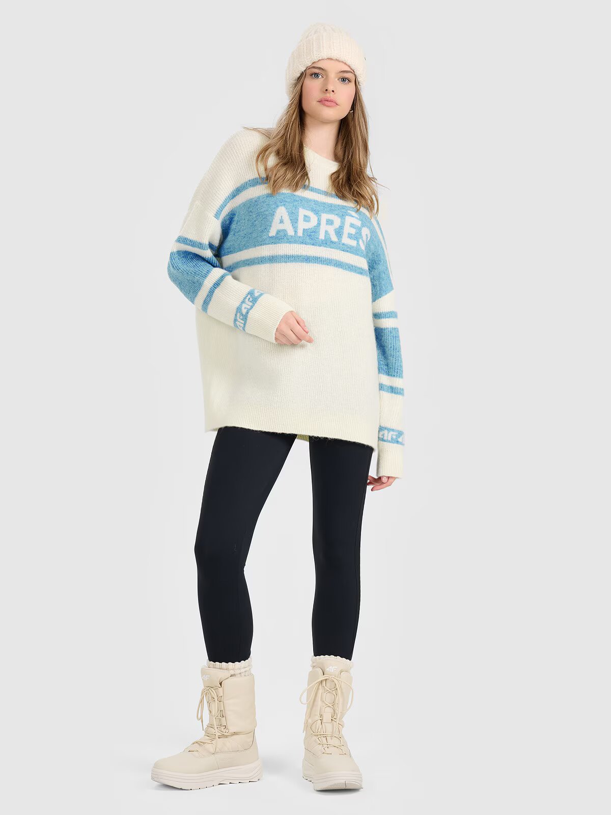 4F Pulover loose pentru femei - M