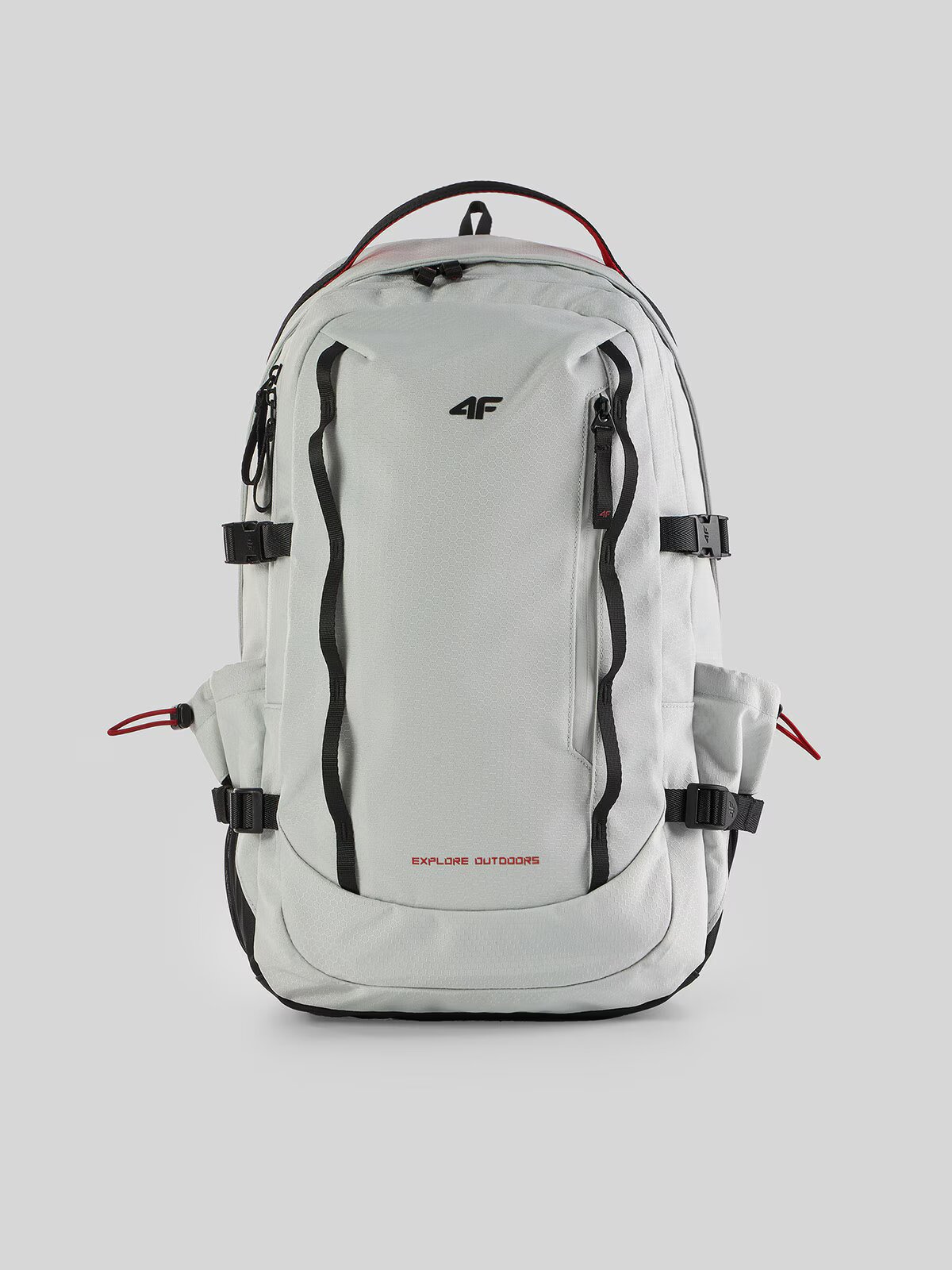 4F Rucsac urban (aprox. 16 L) cu buzunar pentru laptop - crem one size