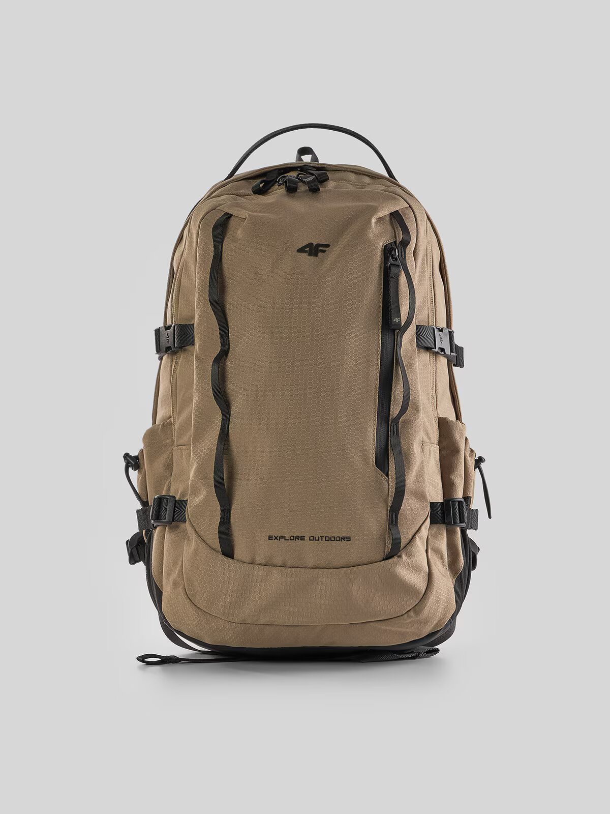 4F Rucsac urban (aprox. 16 L) cu buzunar pentru laptop - maro one size