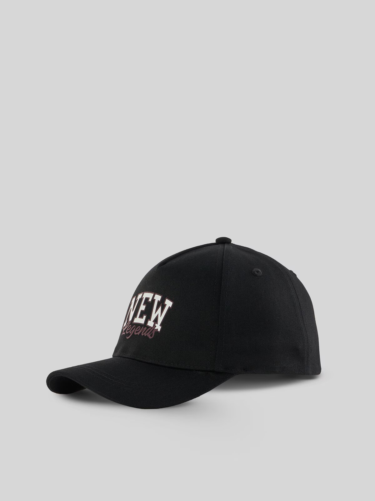 4F Sapca cu cozoroc strapback pentru baieti - neagra one size