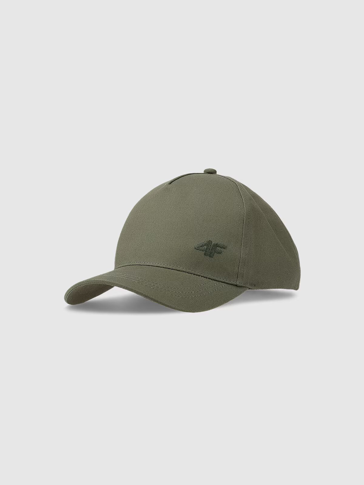 4F Șapcă cu cozoroc strapback pentru copii - kaki one size