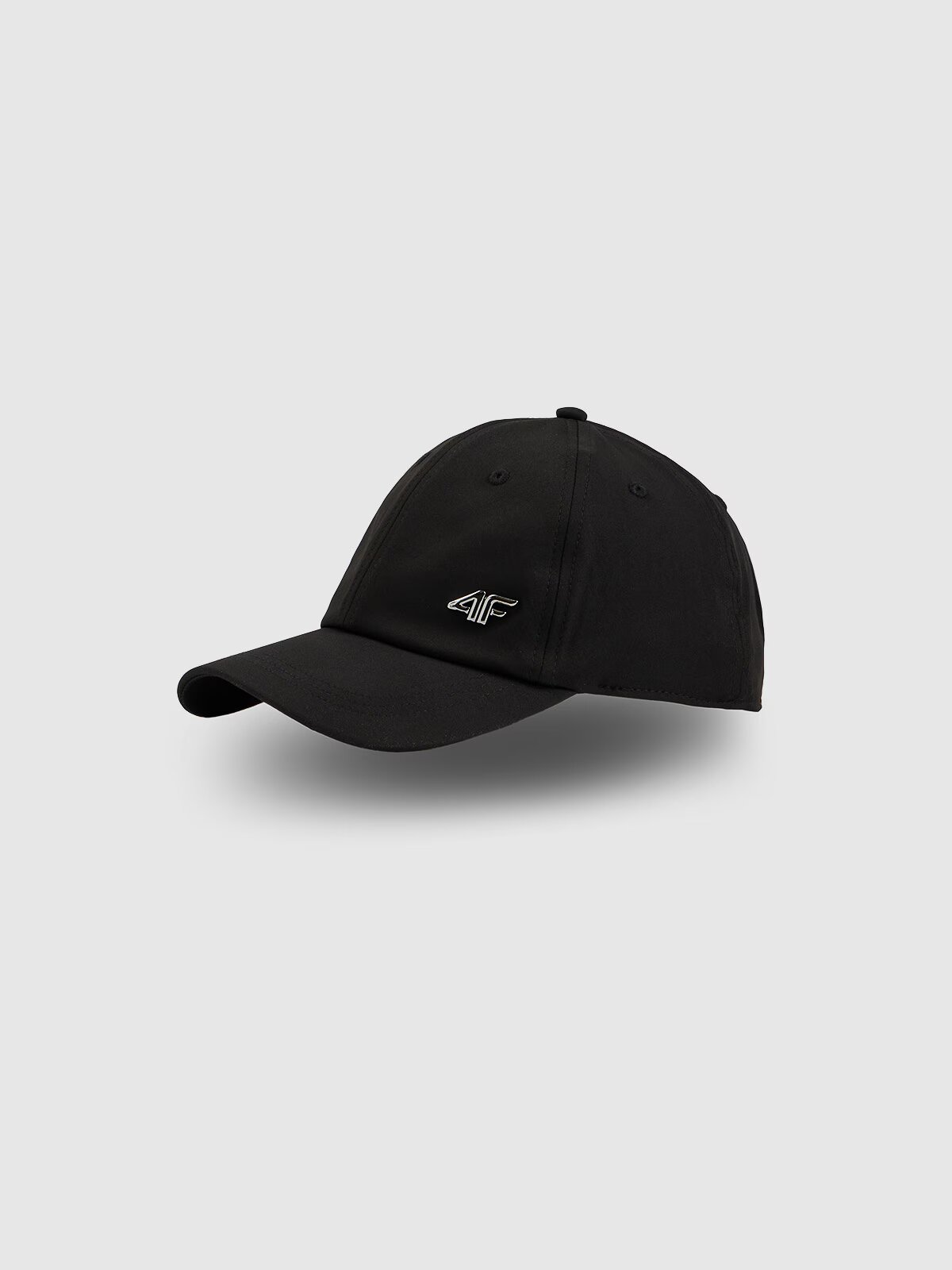 4F Șapcă cu cozoroc strapback unisex - neagră XS/S (56cm)