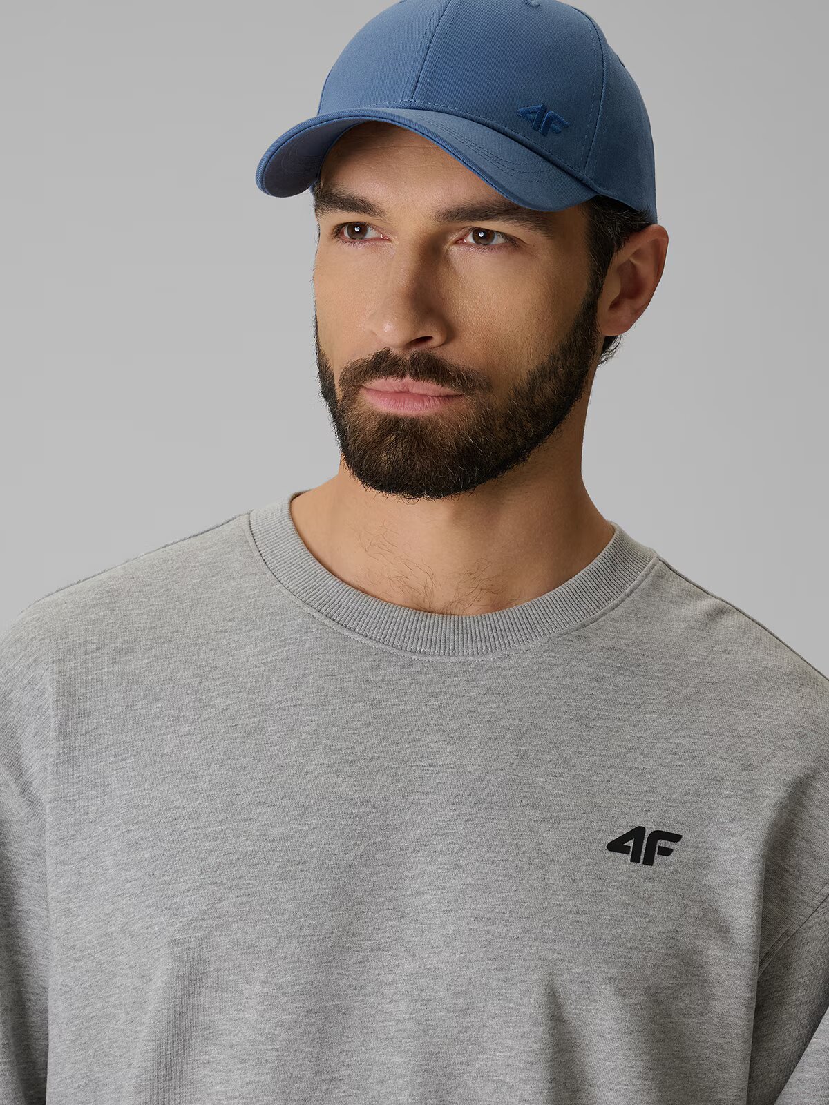 4F Șapcă snapback unisex - albastră XS/S (56cm)