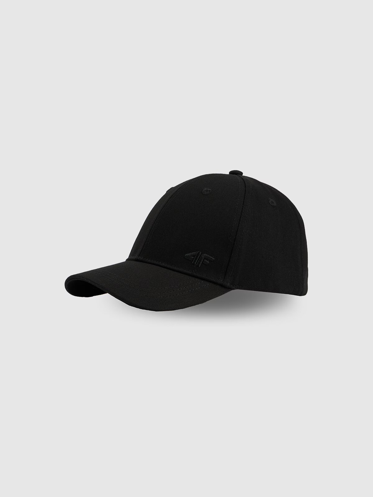 4F Șapcă snapback unisex - neagră XS/S (56cm)