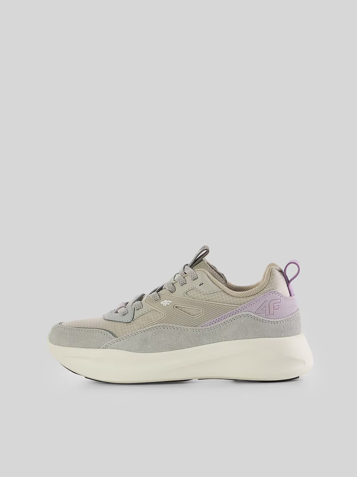 4F Sneakers ASCENDR cu inserții din piele întoarsă pentru femei - 36