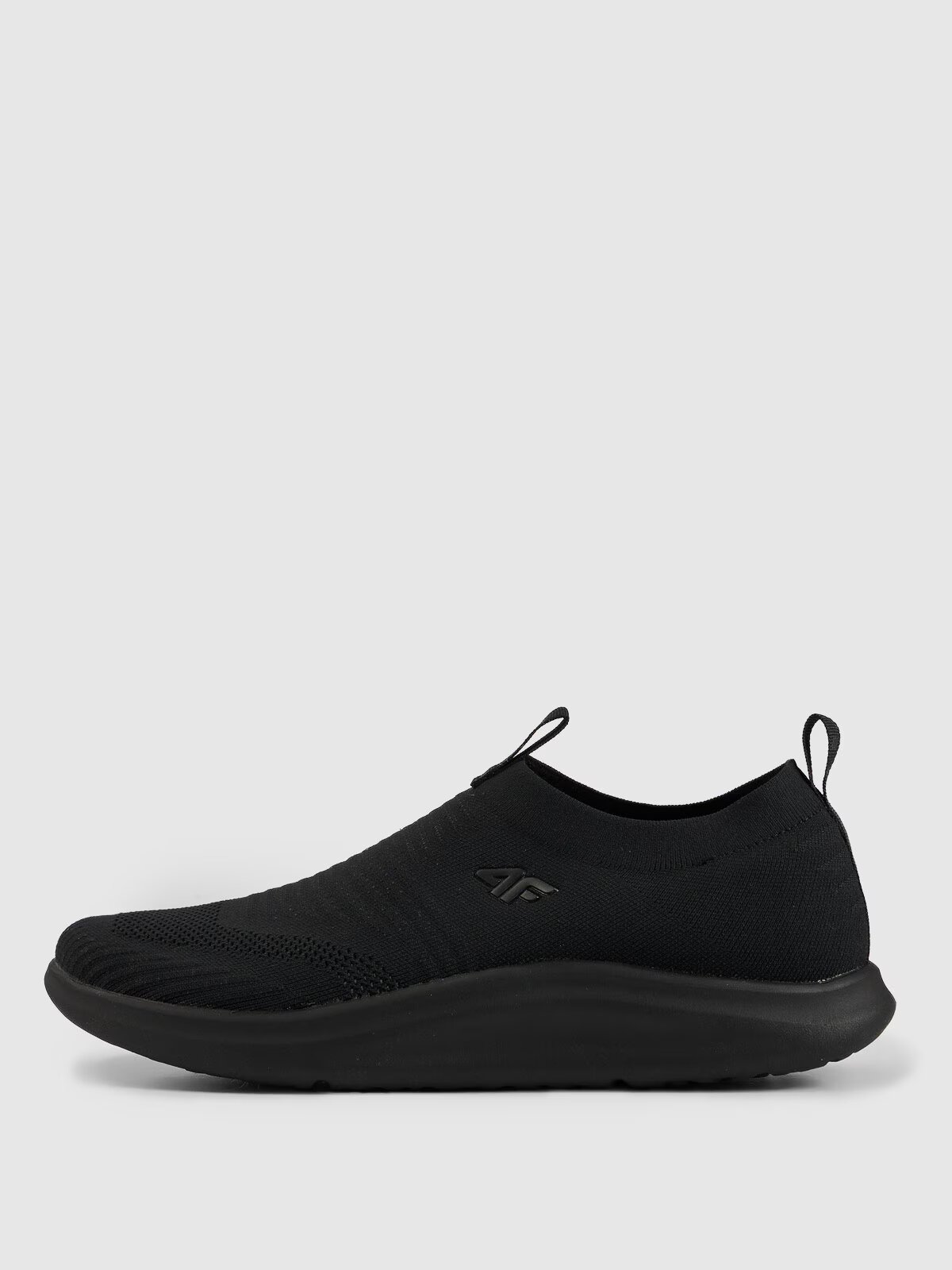 4F Sneakers slip-on NEONITE cu branț moale bărbați - negri 46