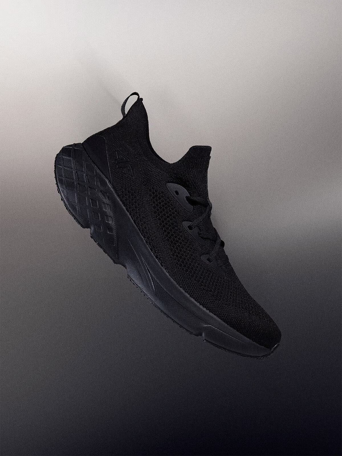 4F Sneakerși joși Velocore E-knit pentru bărbați - negri 45