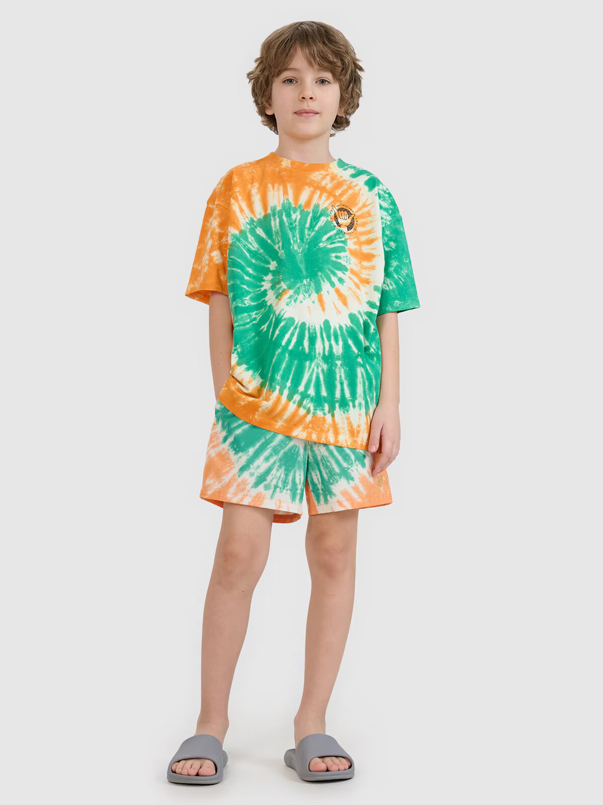 4F Șort de plajă boardshort pentru băieți - 134/140 (8-10 ani)