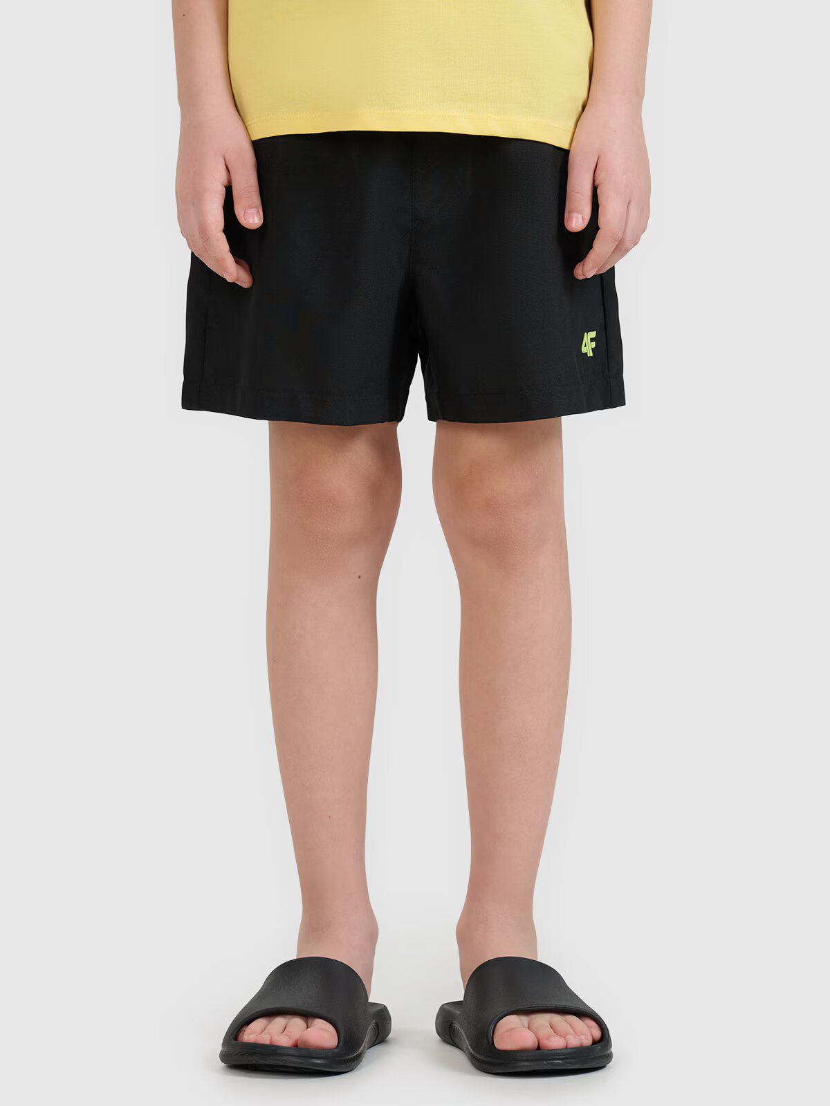 4F Șort de plajă boardshort pentru băieți - 122/128 (6-8 ani)