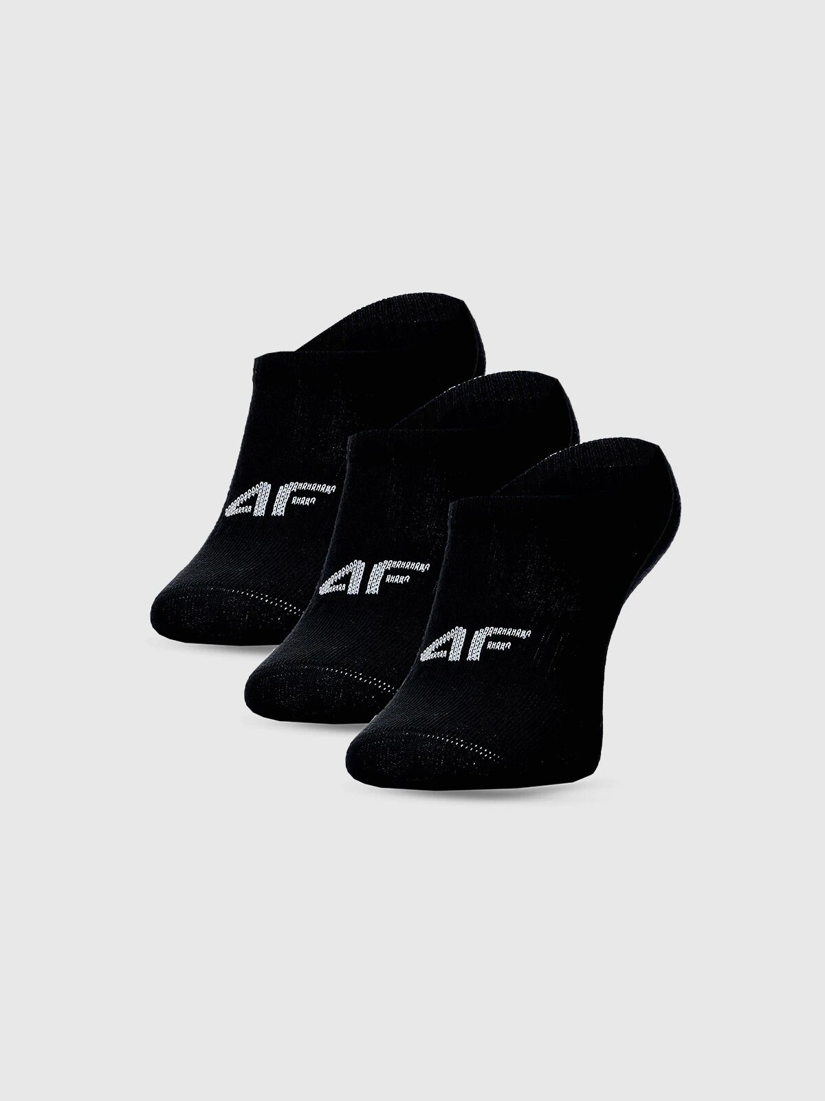 4F Șosete casual până la gleznă (3-pack) pentru băieți - negre 38-40