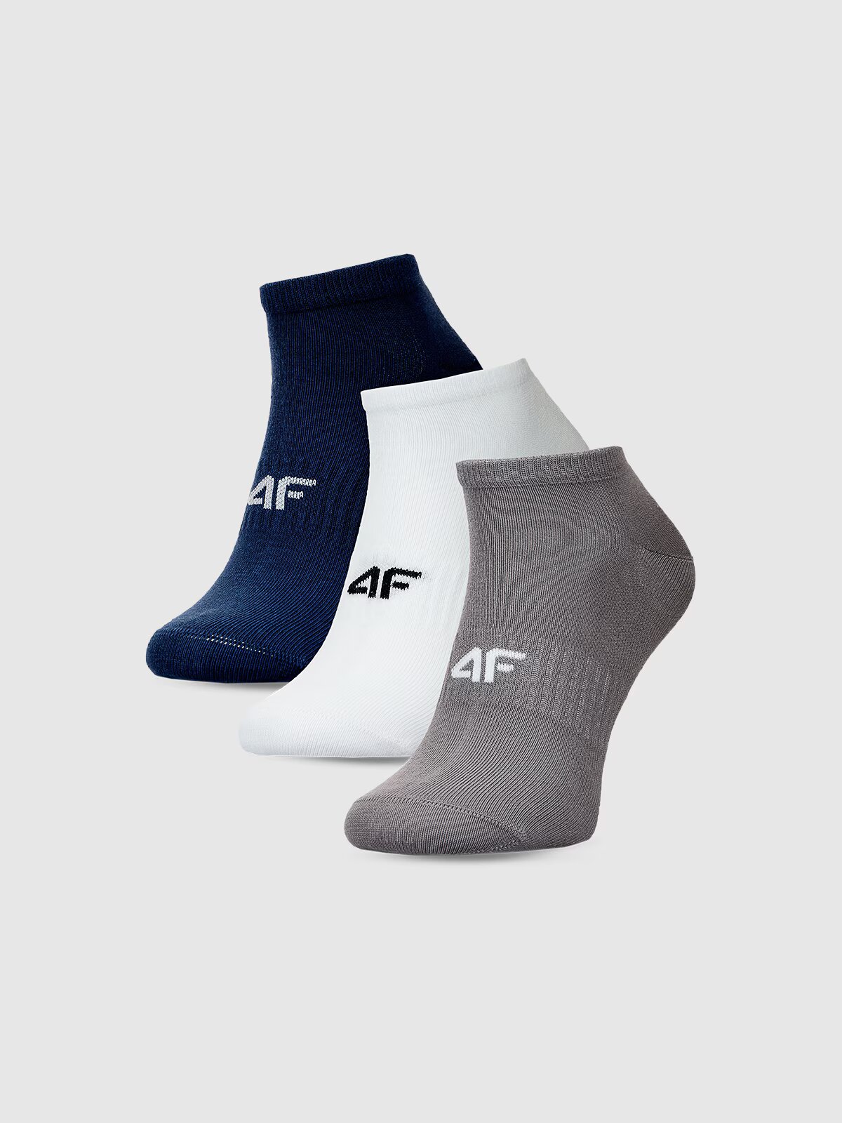 4F Șosete casual până la gleznă gleznă (3-pack) pentru bărbați - 43-46