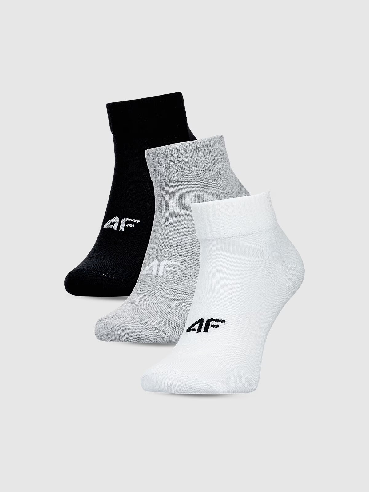 4F Șosete casual până la gleznă gleznă (3-pack) pentru bărbați - 39-42