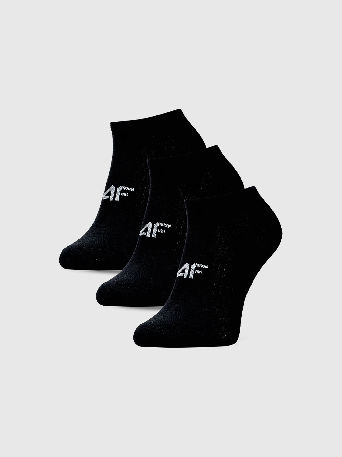 4F Șosete casual tălpici (3-pack) pentru femei - negre 39-42