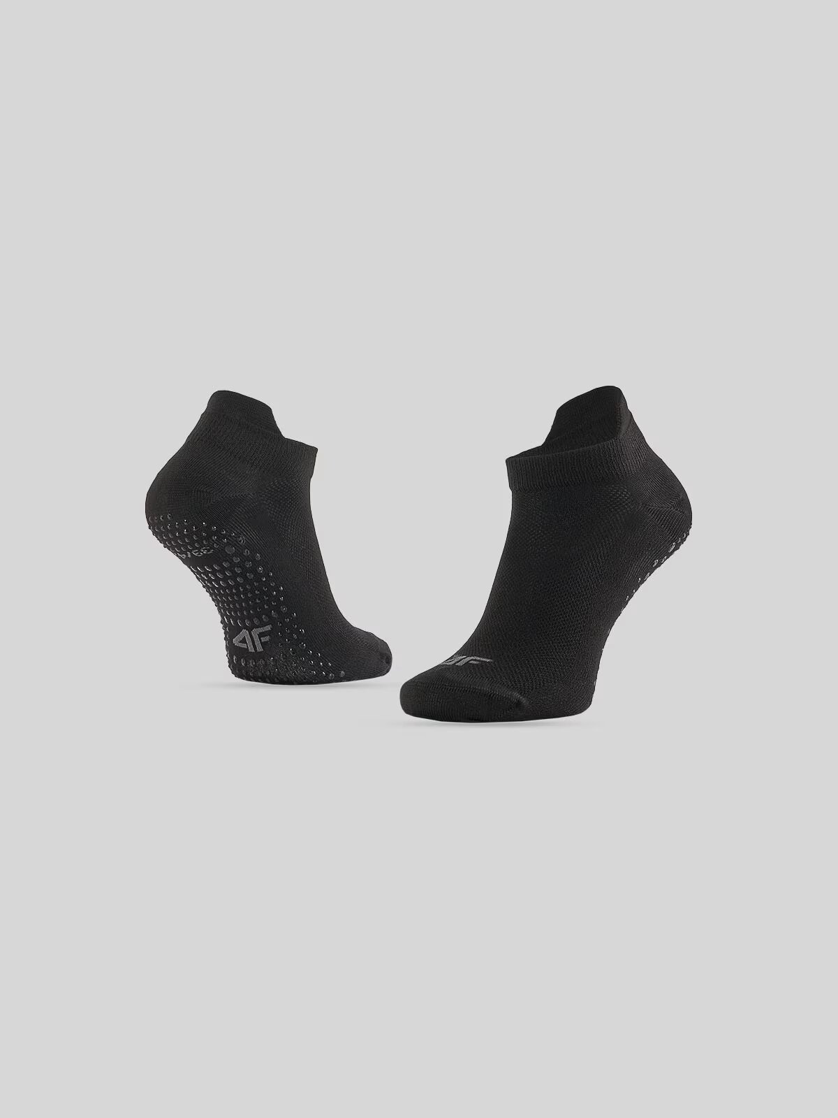 4F Șosete de yoga cu elemente antiderapante pentru femei - negre 35-38