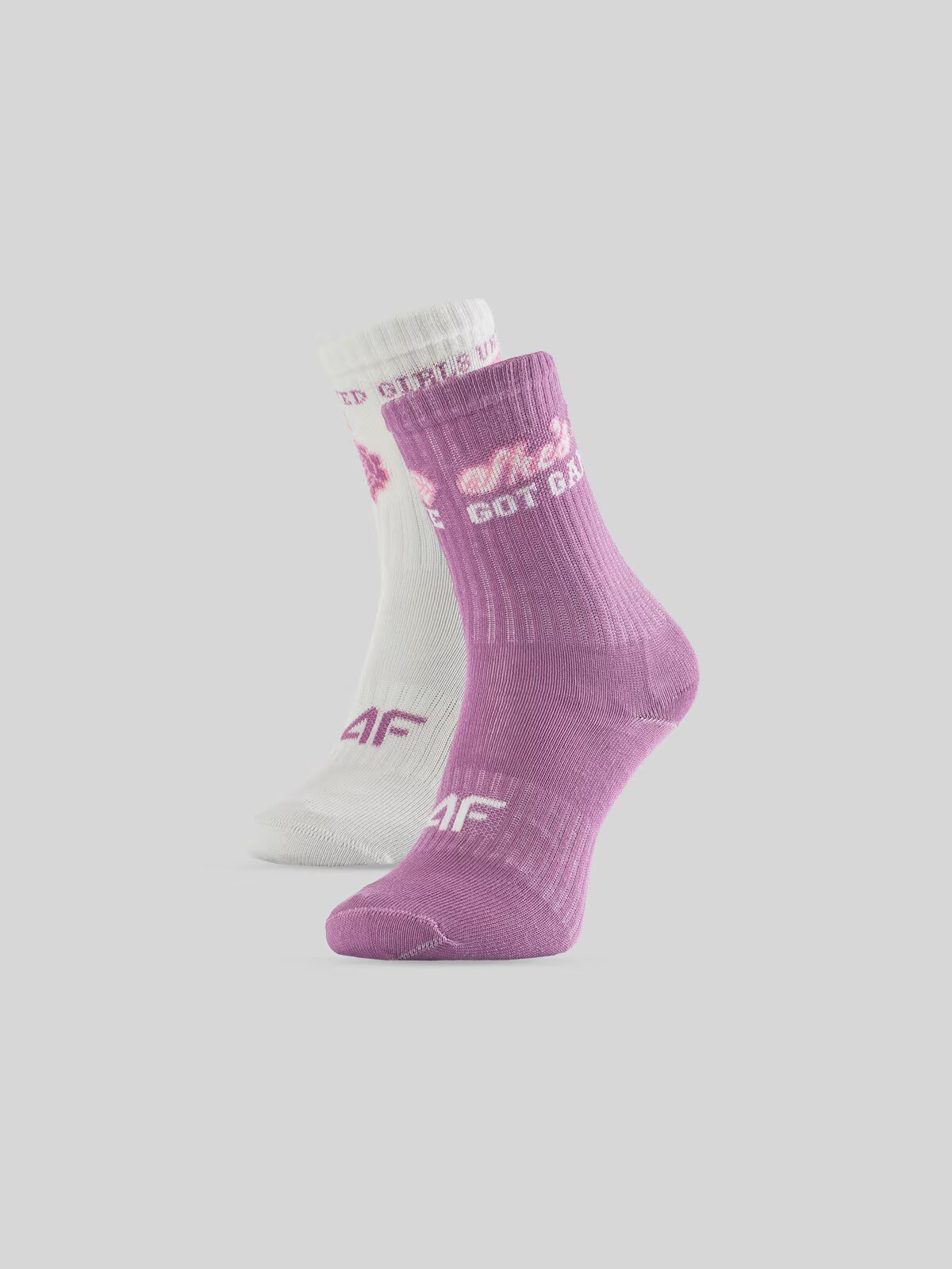 4F Șosete lungi (2-pack) pentru fete - 32-34