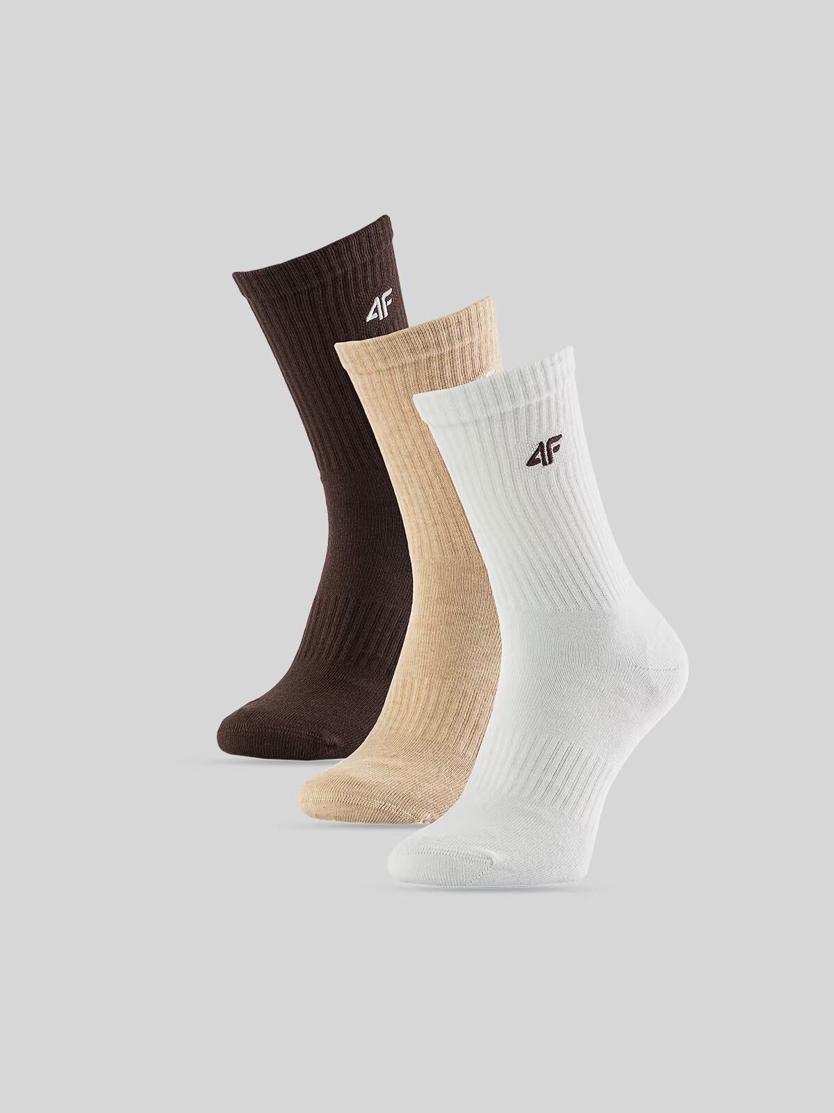 4F Șosete lungi (3-pack) pentru femei - 39-42