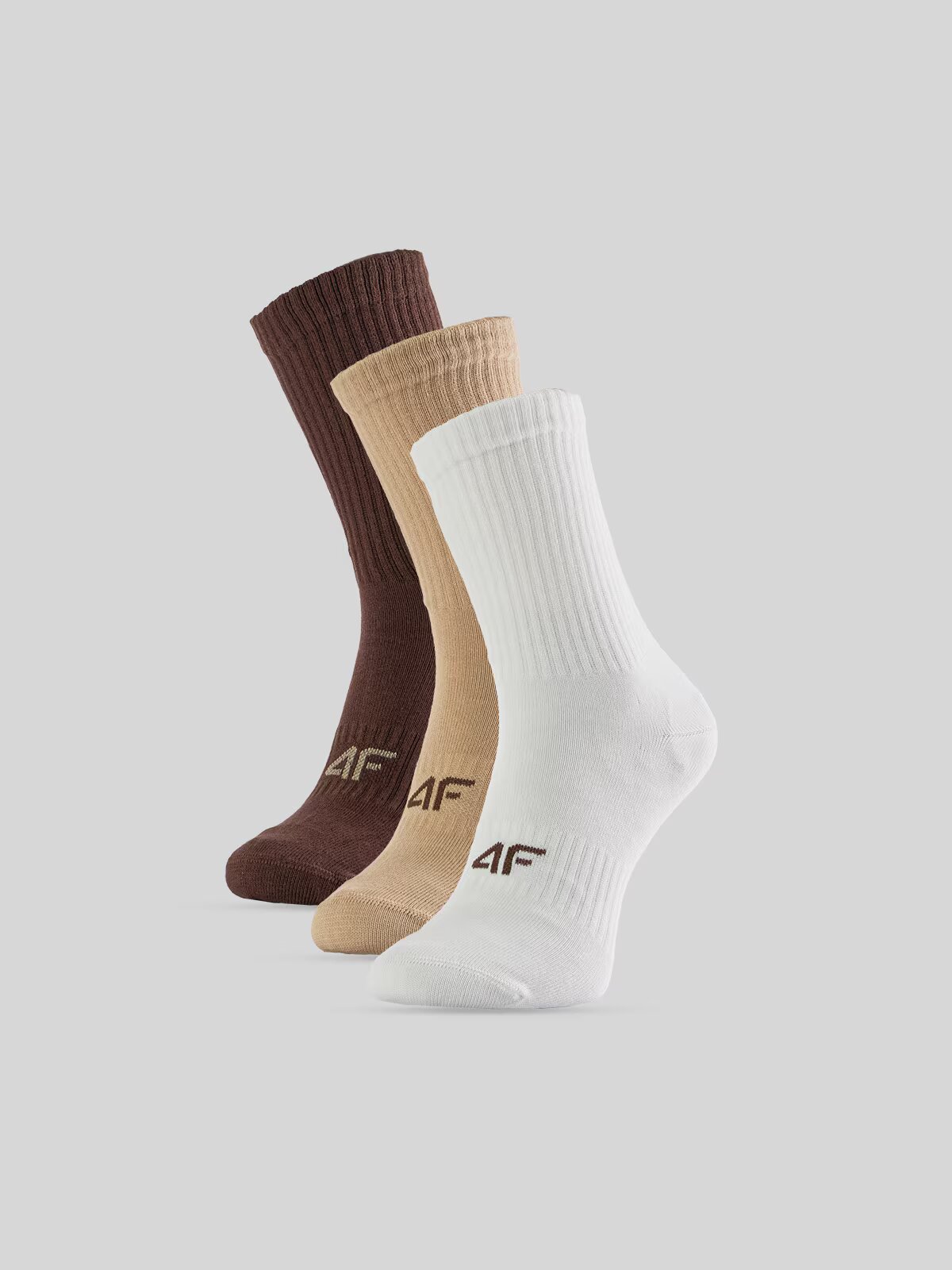 4F Șosete lungi (3-pack) pentru femei - 35-38