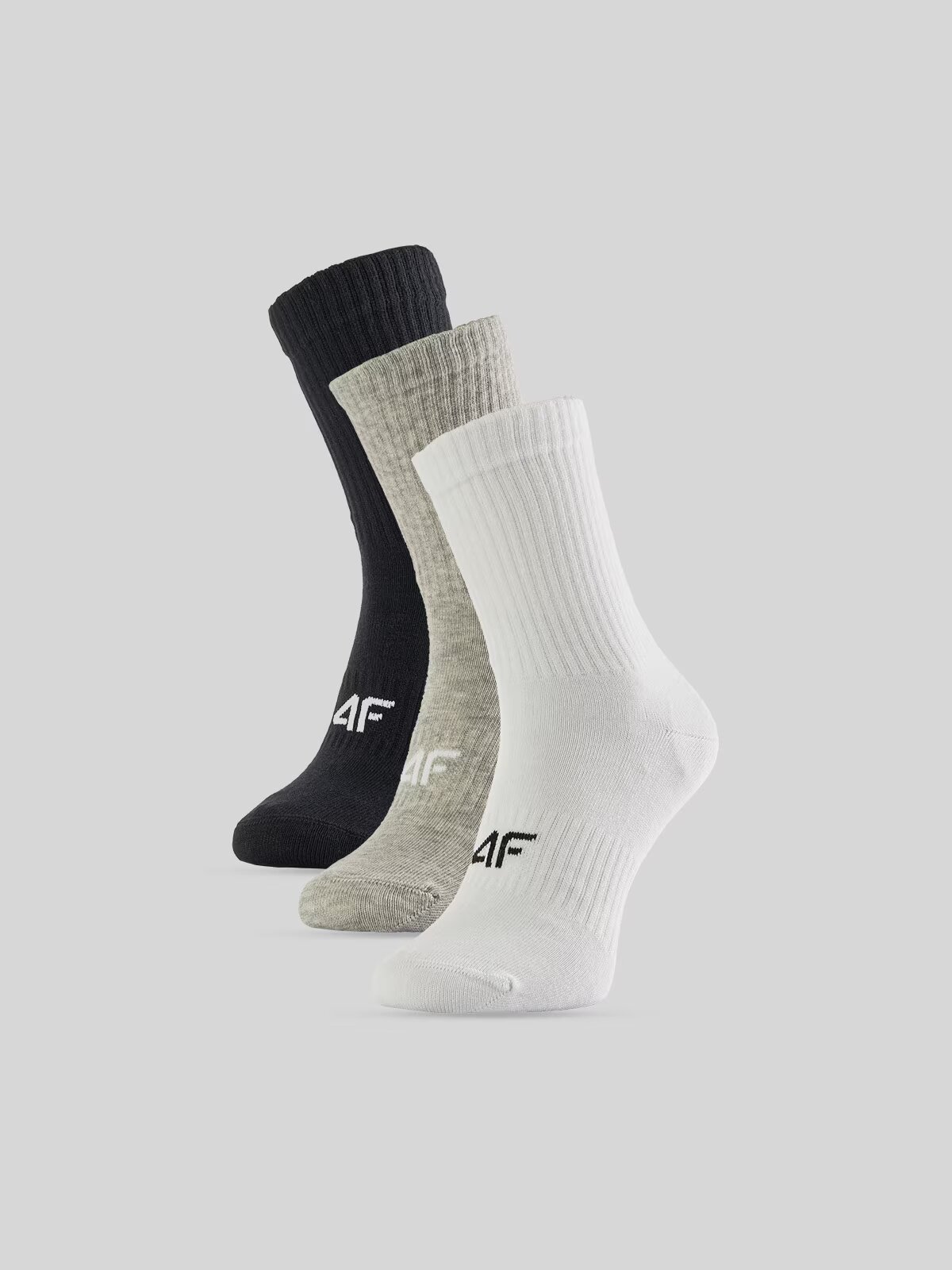 4F Șosete lungi (3-pack) pentru femei - 35-38