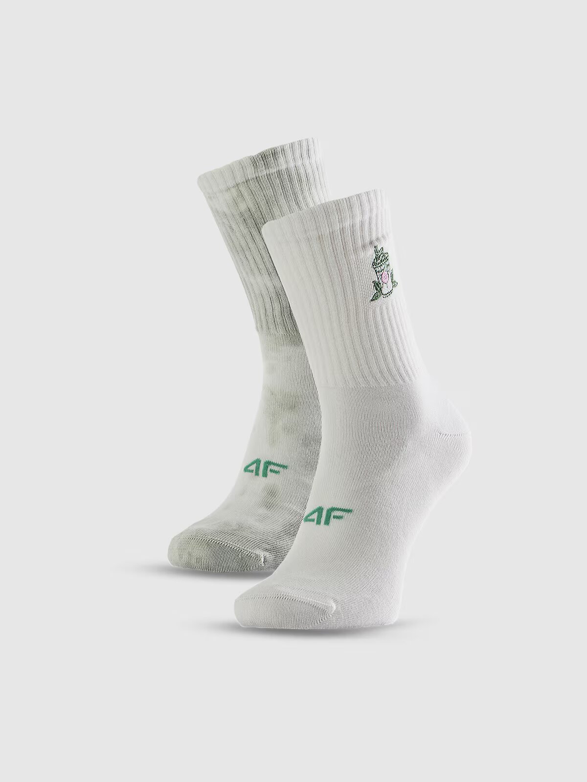 4F Șosete lungi (3-pack) pentru femei - verzi 39-42