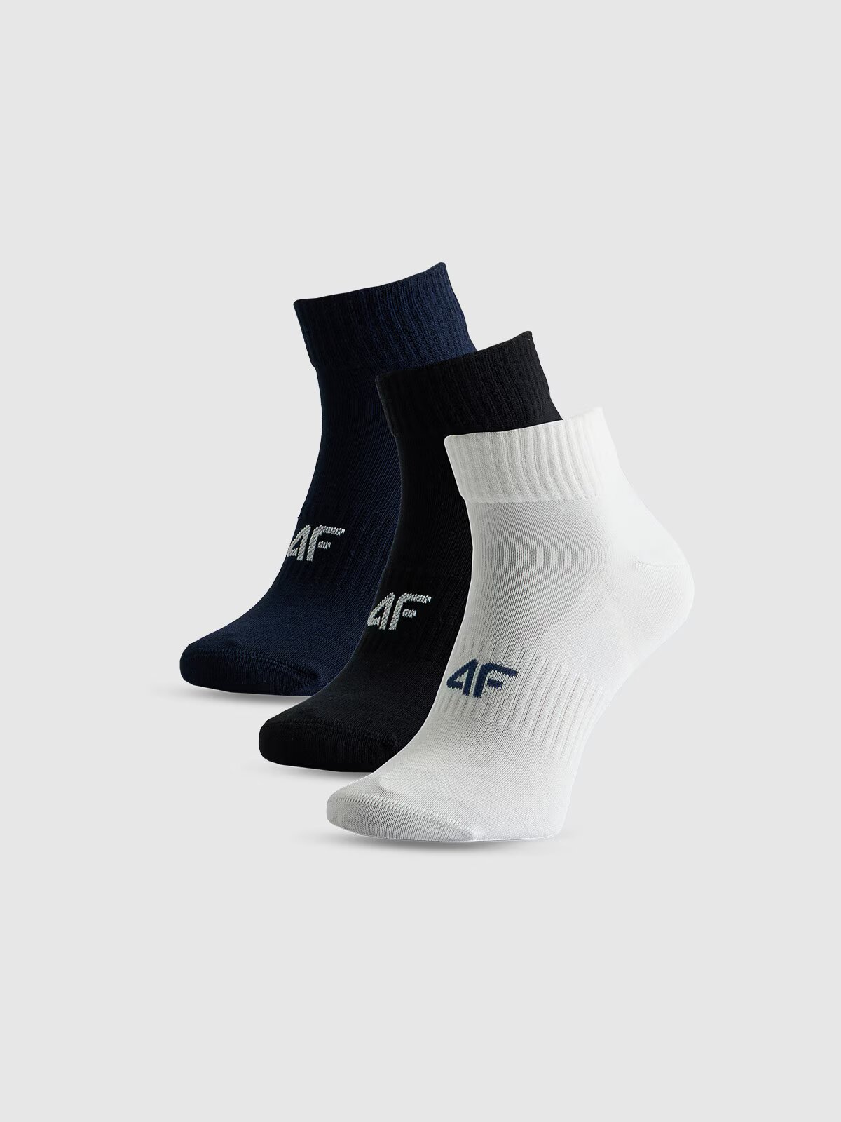 4F Șosete scurte (3-pack) pentru bărbați - 39-42
