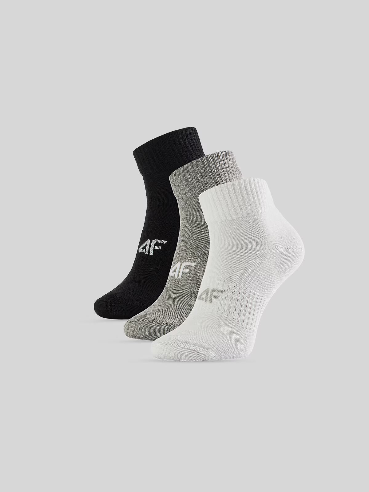 4F Șosete scurte (3-pack) pentru bărbați - 39-42