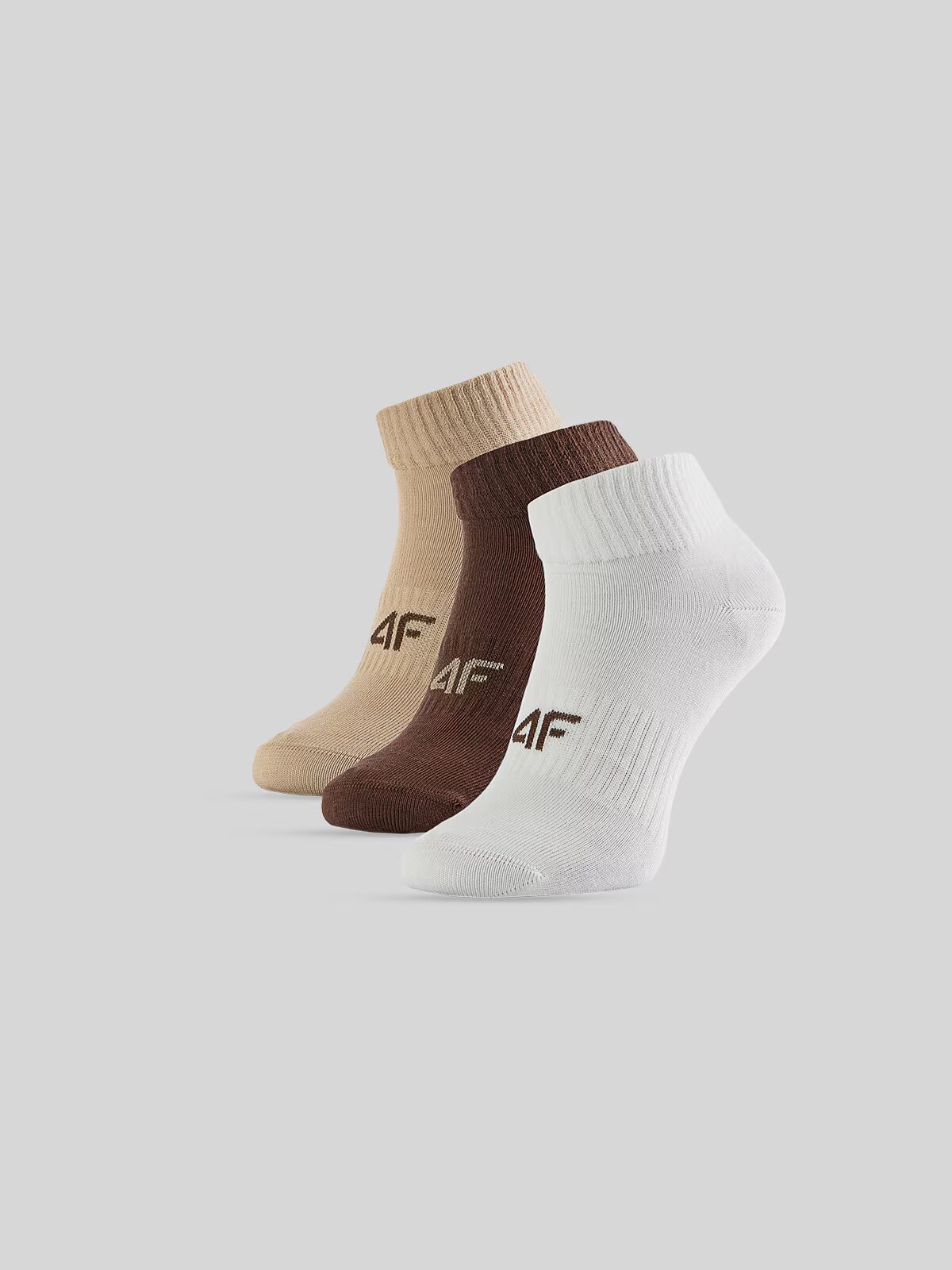 4F Șosete scurte (3-pack) pentru femei - 35-38