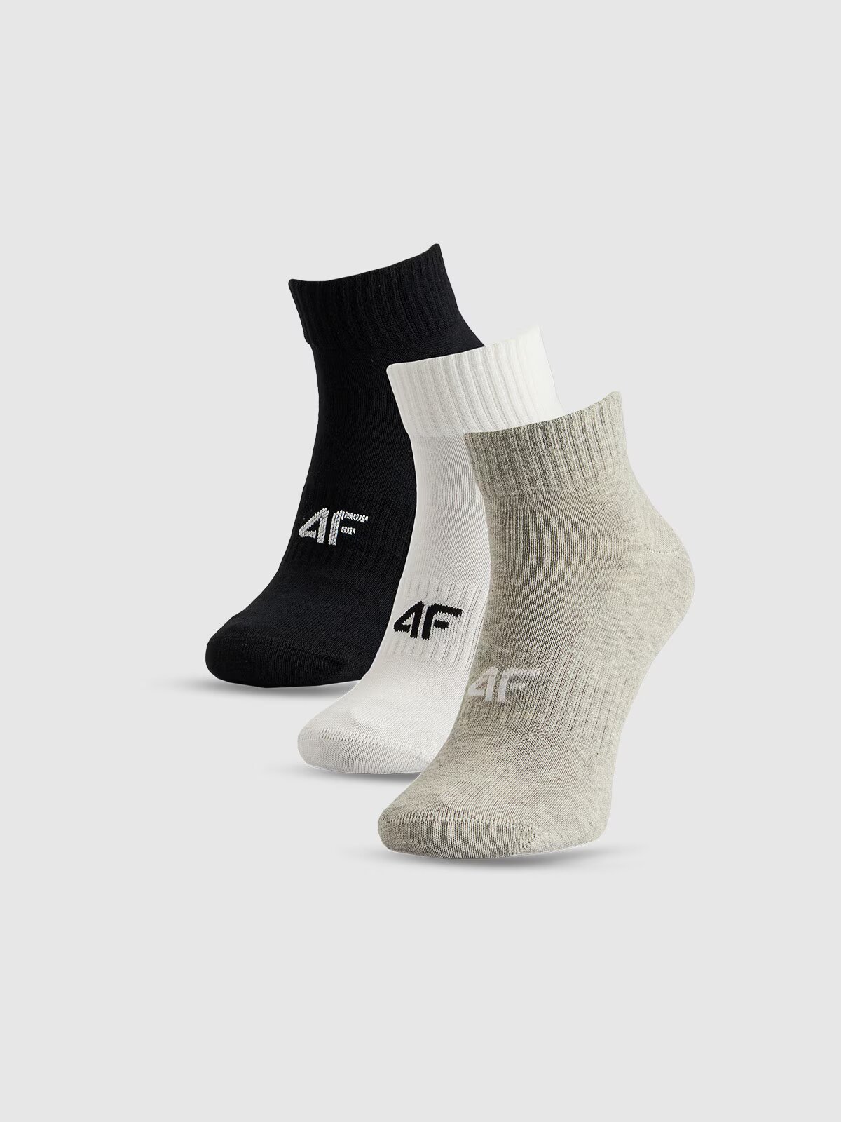 4F Șosete scurte (3-pack) pentru femei - 35-38