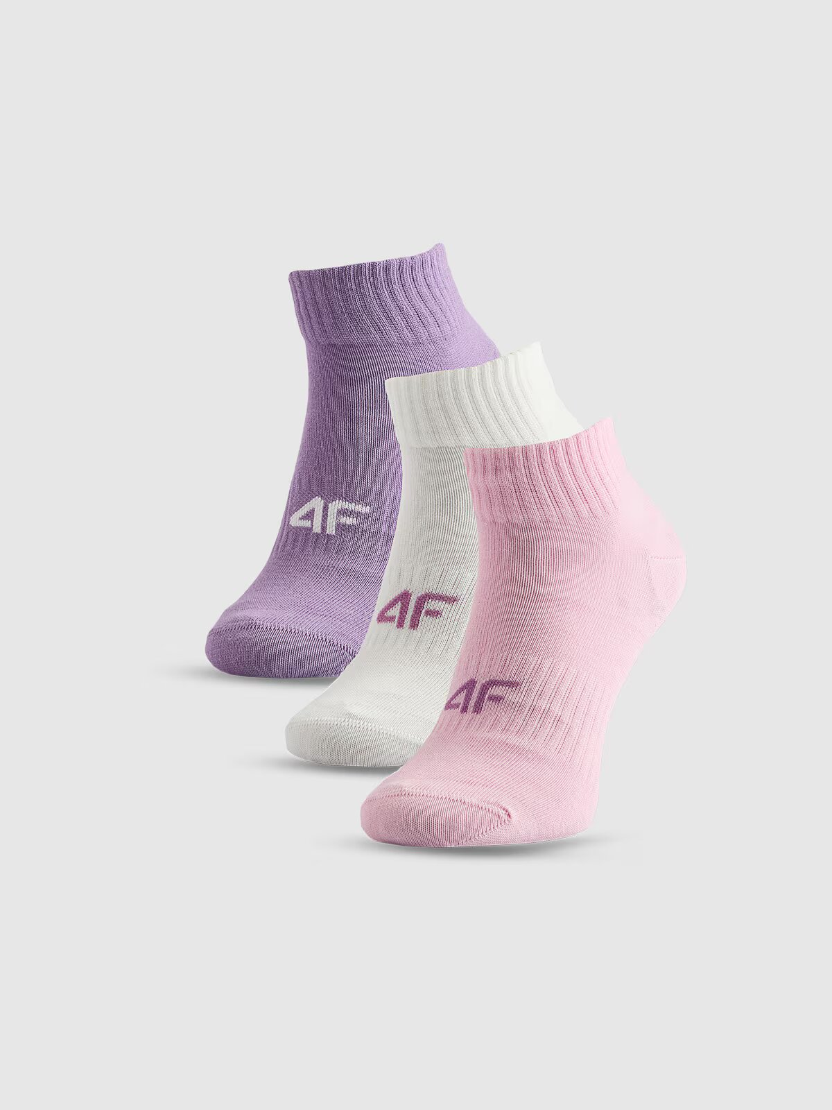 4F Șosete scurte (3-pack) pentru fete - 32-34