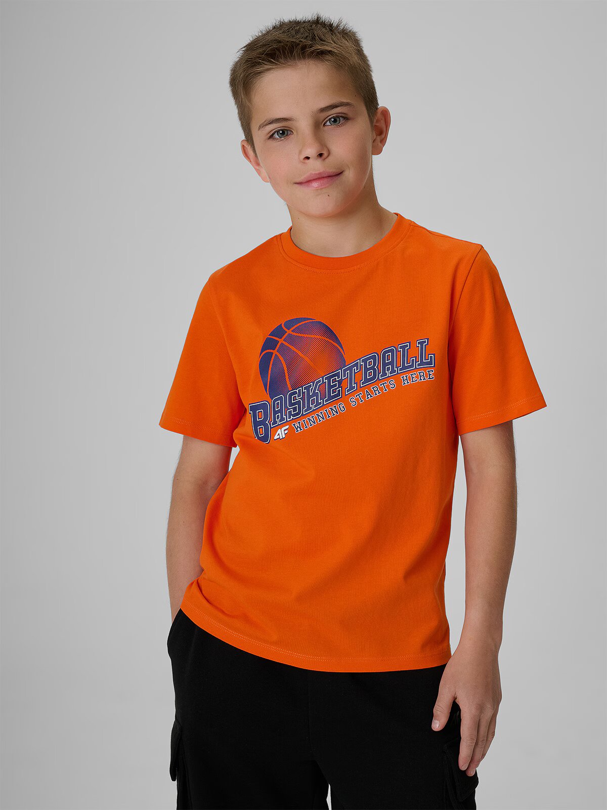 4F T-shirt regular cu imprimeu băieți - 146