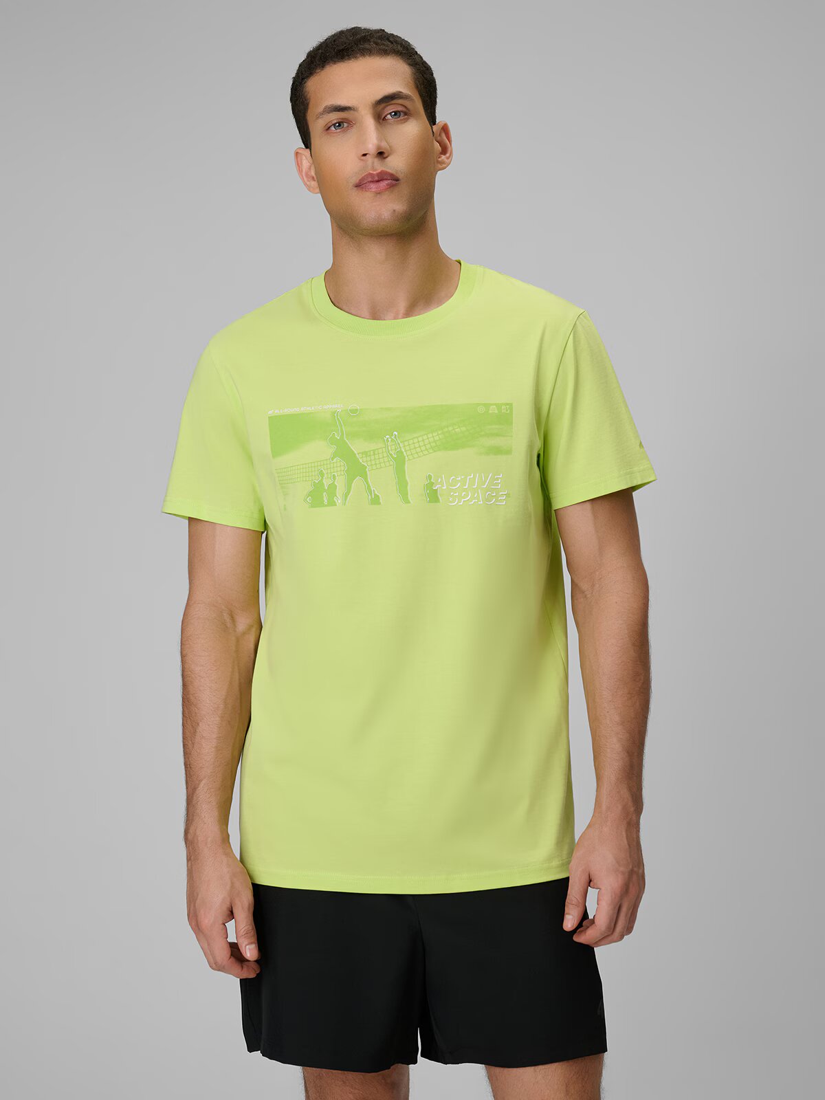 4F T-shirt regular cu imprimeu bărbați - XL