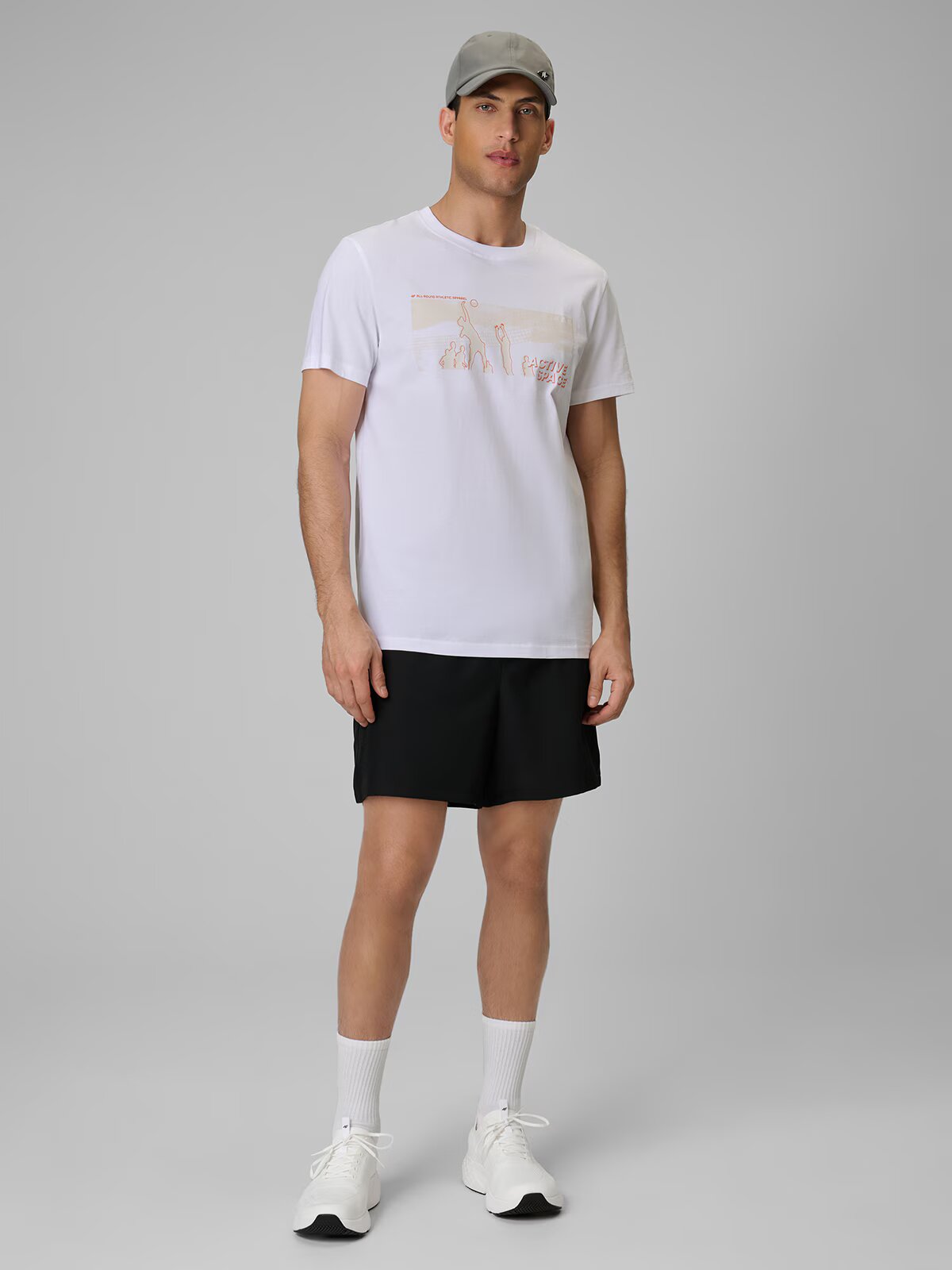 4F T-shirt regular cu imprimeu bărbați - XL