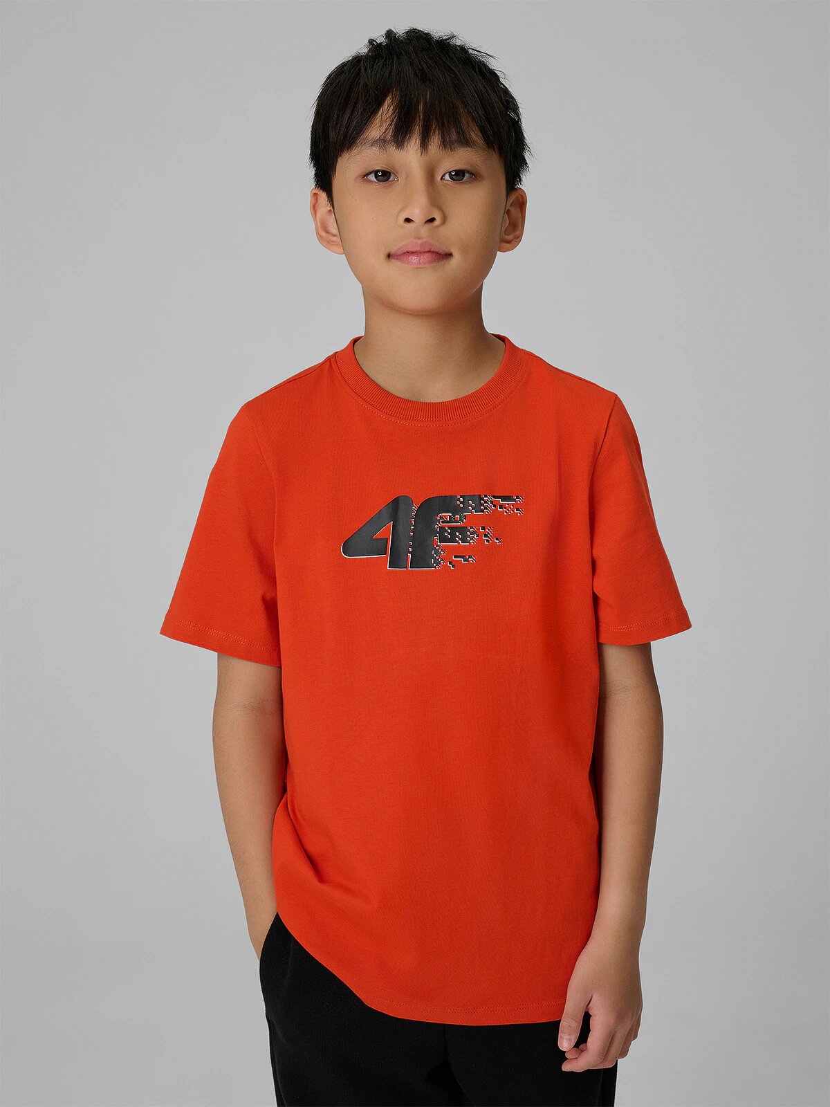 4F T-shirt regular cu imprimeu pentru băieți - 158
