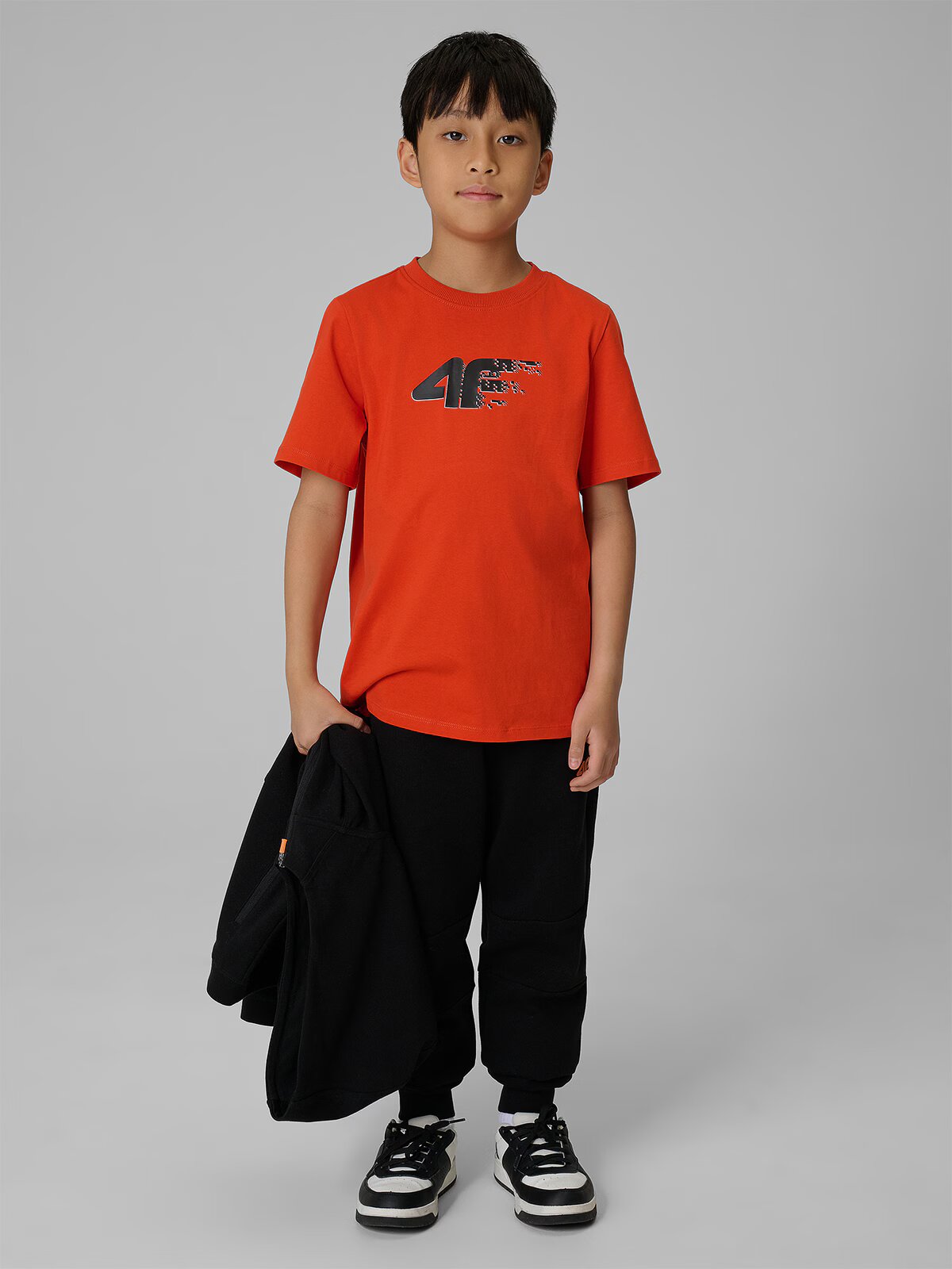 4F T-shirt regular cu imprimeu pentru băieți - 158