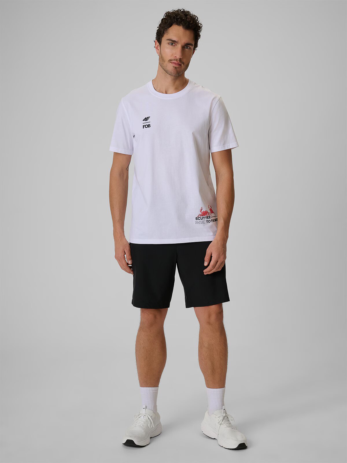 4F T-shirt regular cu imprimeu pentru bărbați - M