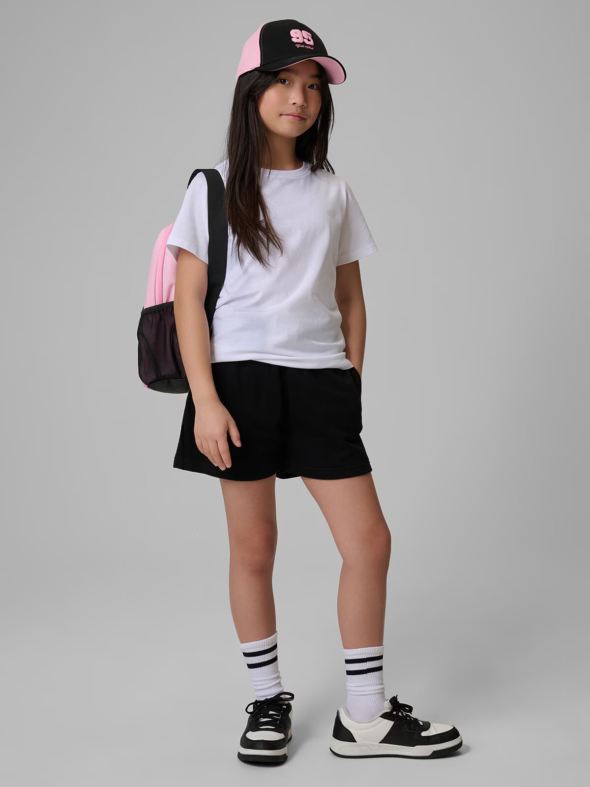 4F T-shirt regular simplu pentru fete - 140