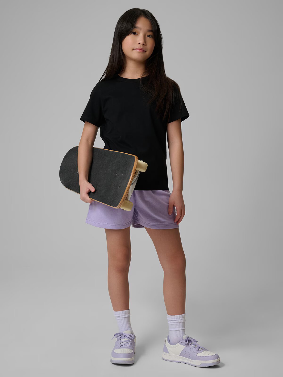 4F T-shirt regular simplu pentru fete - 128