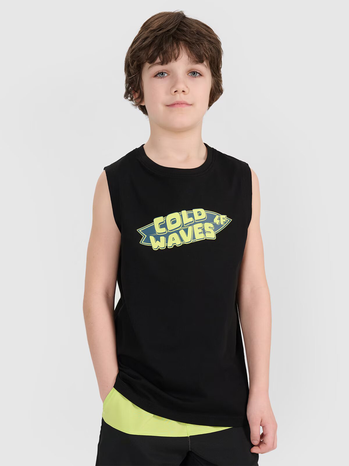 4F Tank top regular cu imprimeu pentru băieți - 122