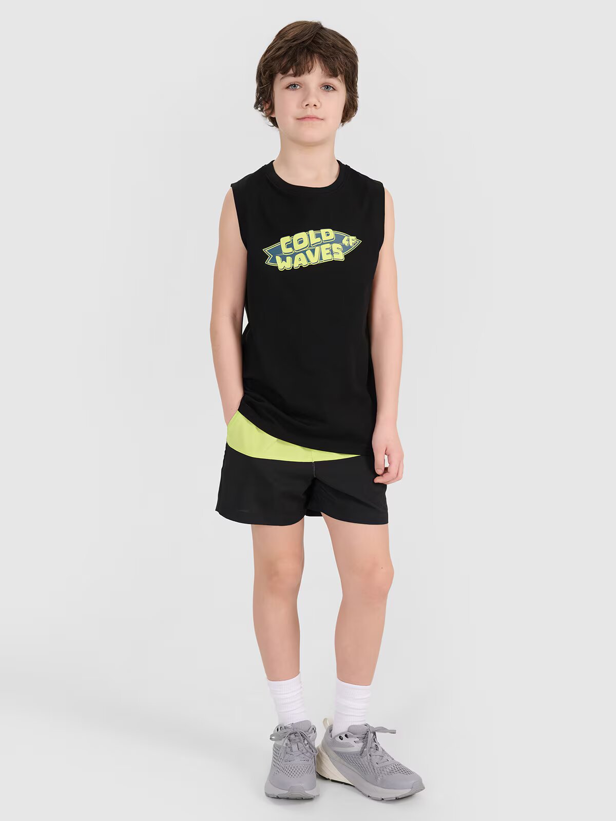 4F Tank top regular cu imprimeu pentru băieți - 122