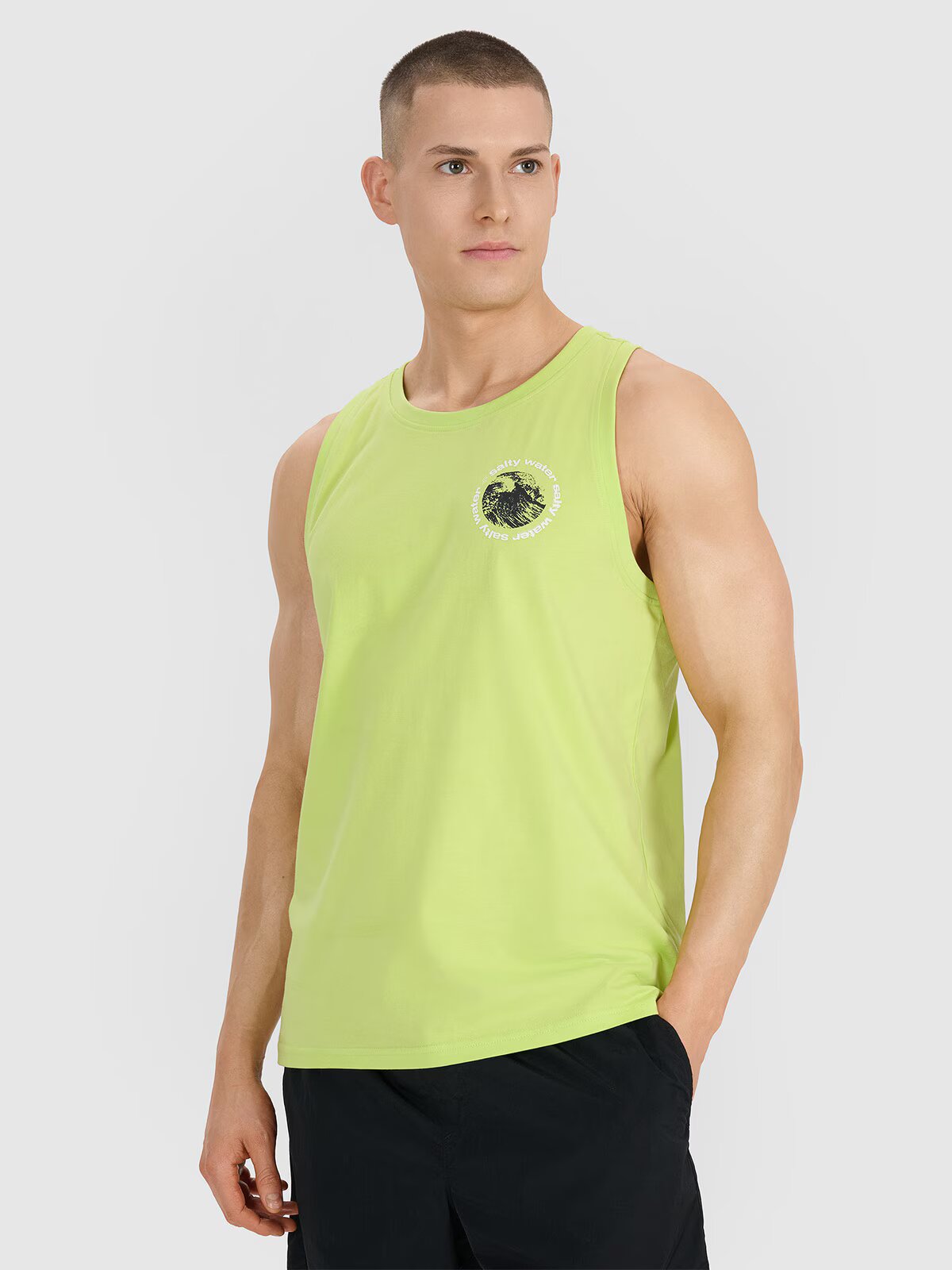 4F Tank top regular pentru bărbați - S