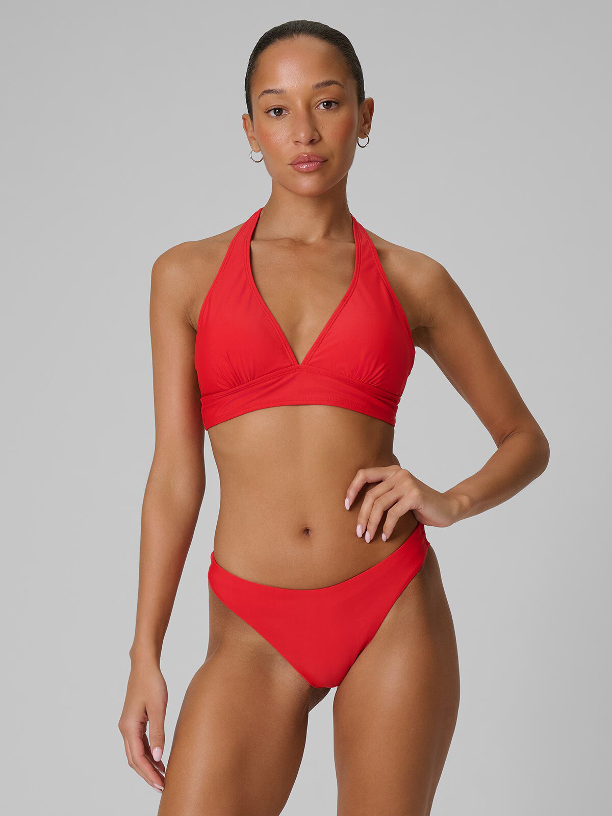 4F Top de bikini pentru femei - roșie S
