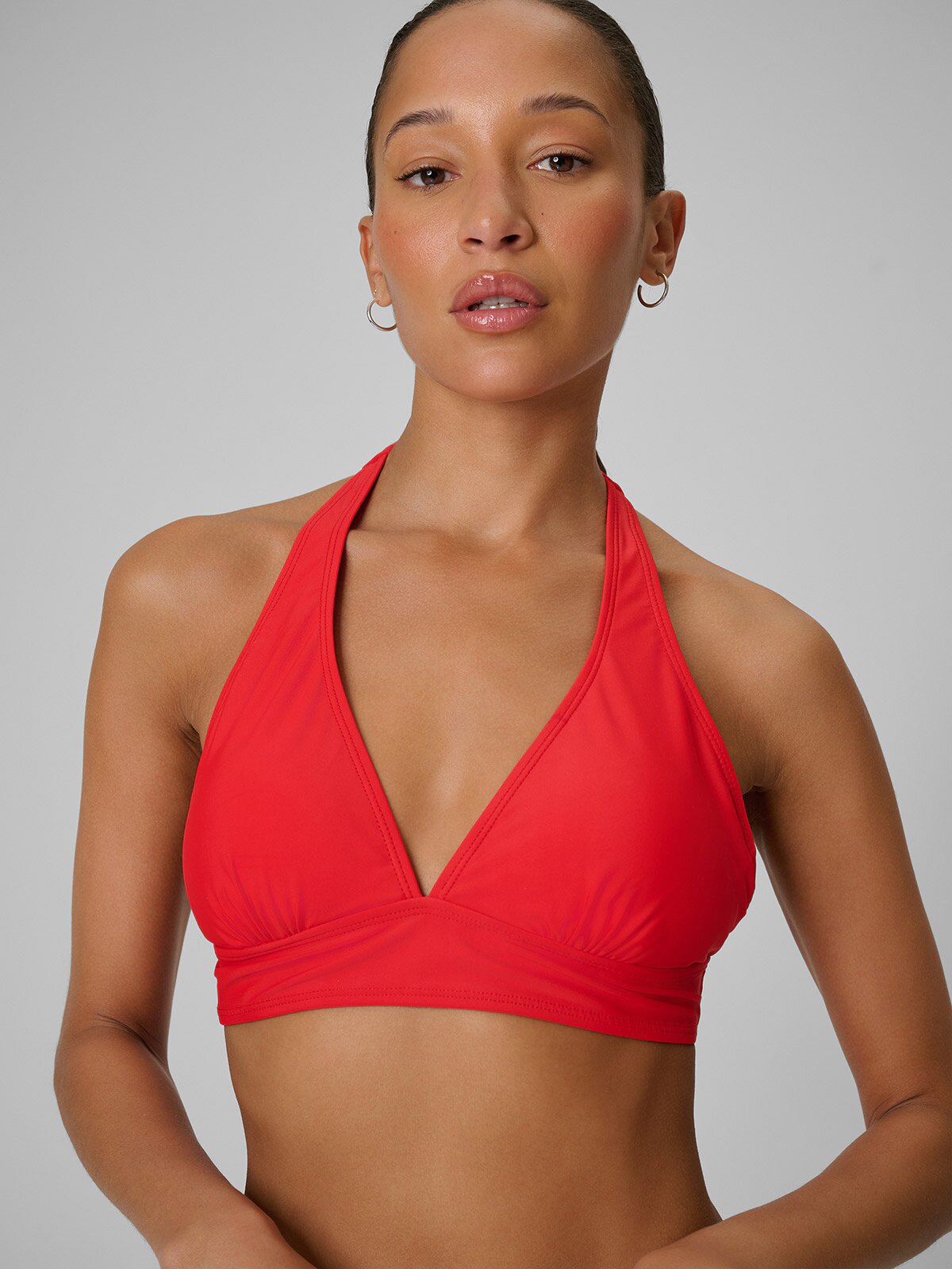 4F Top de bikini pentru femei - roșie S