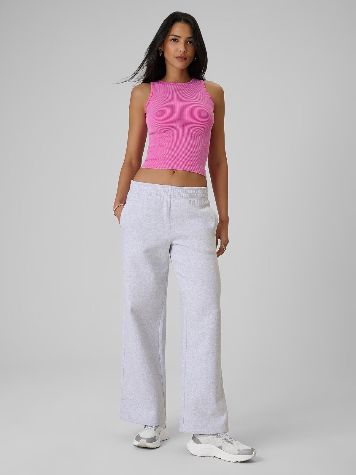 4F Top slim din tricot reiat pentru femei - XS/S
