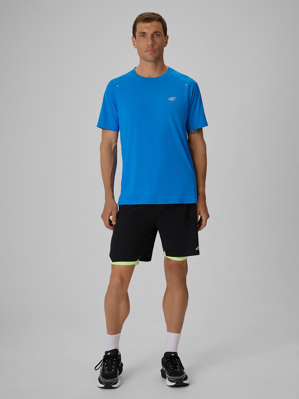 4F Tricou alergare uscare rapidă bărbați - S