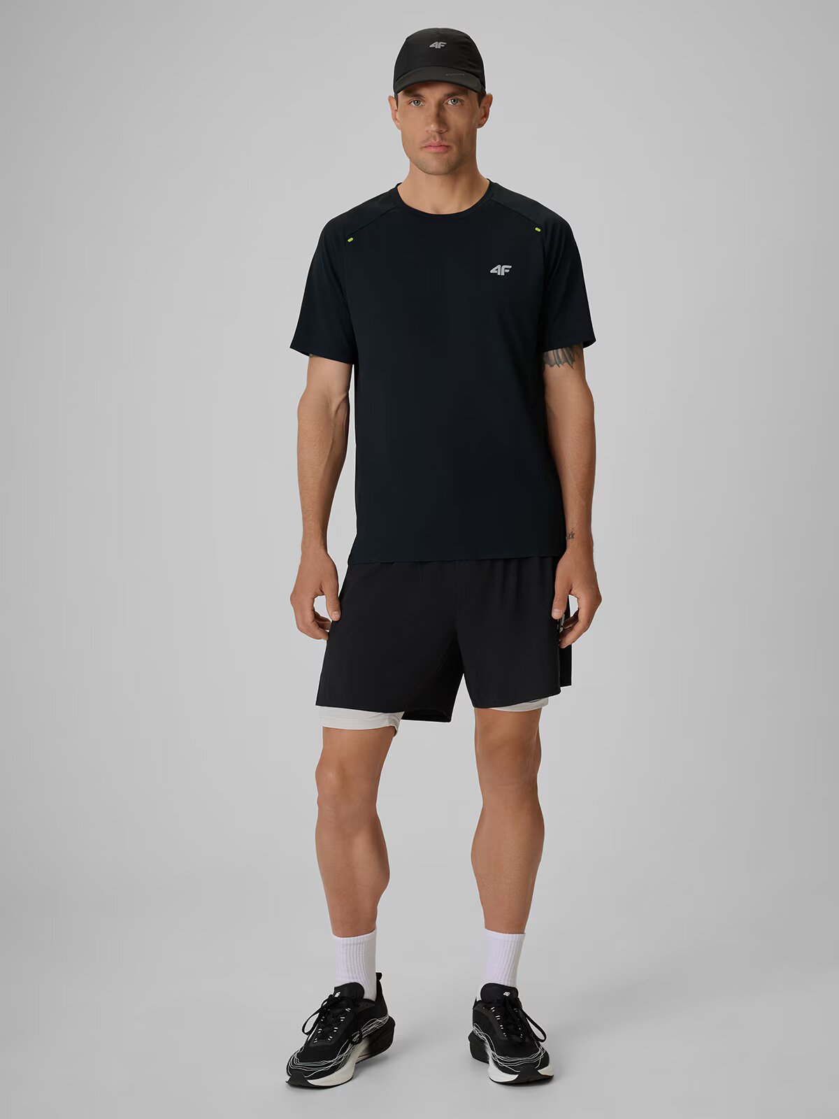 4F Tricou alergare uscare rapidă bărbați - S
