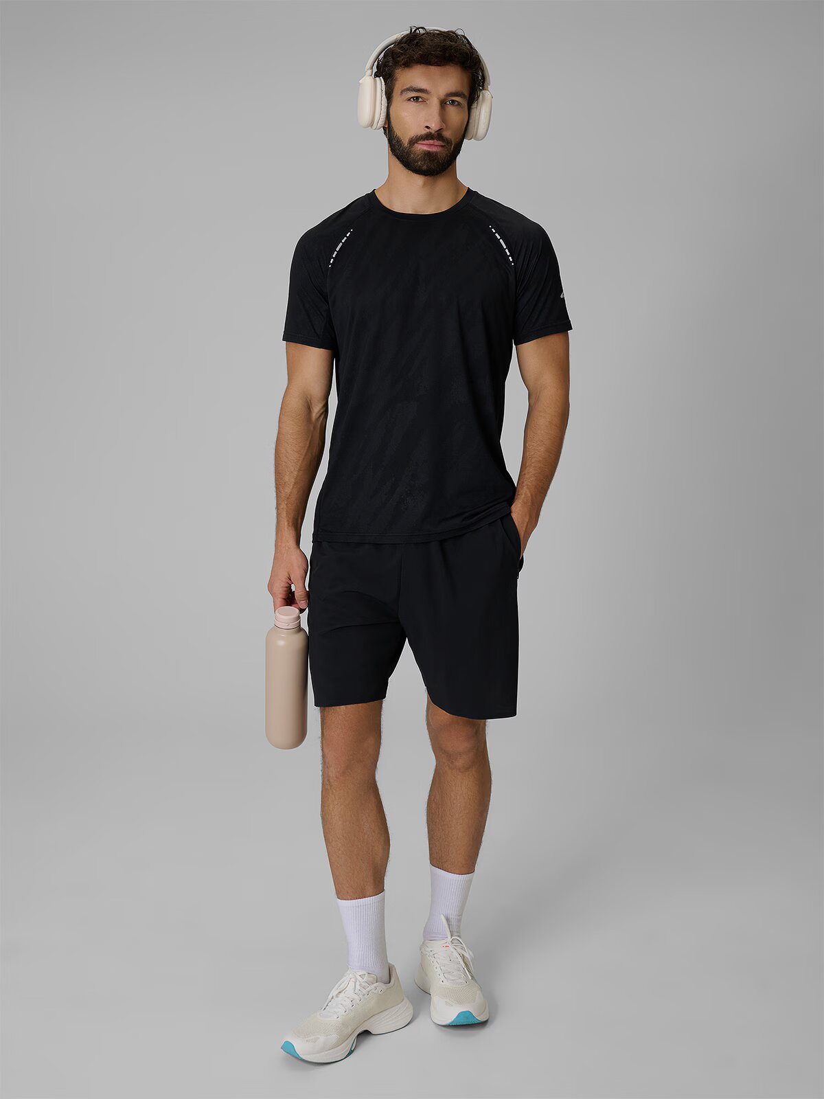 4F Tricou de alergare cu uscare rapidă pentru bărbați - S
