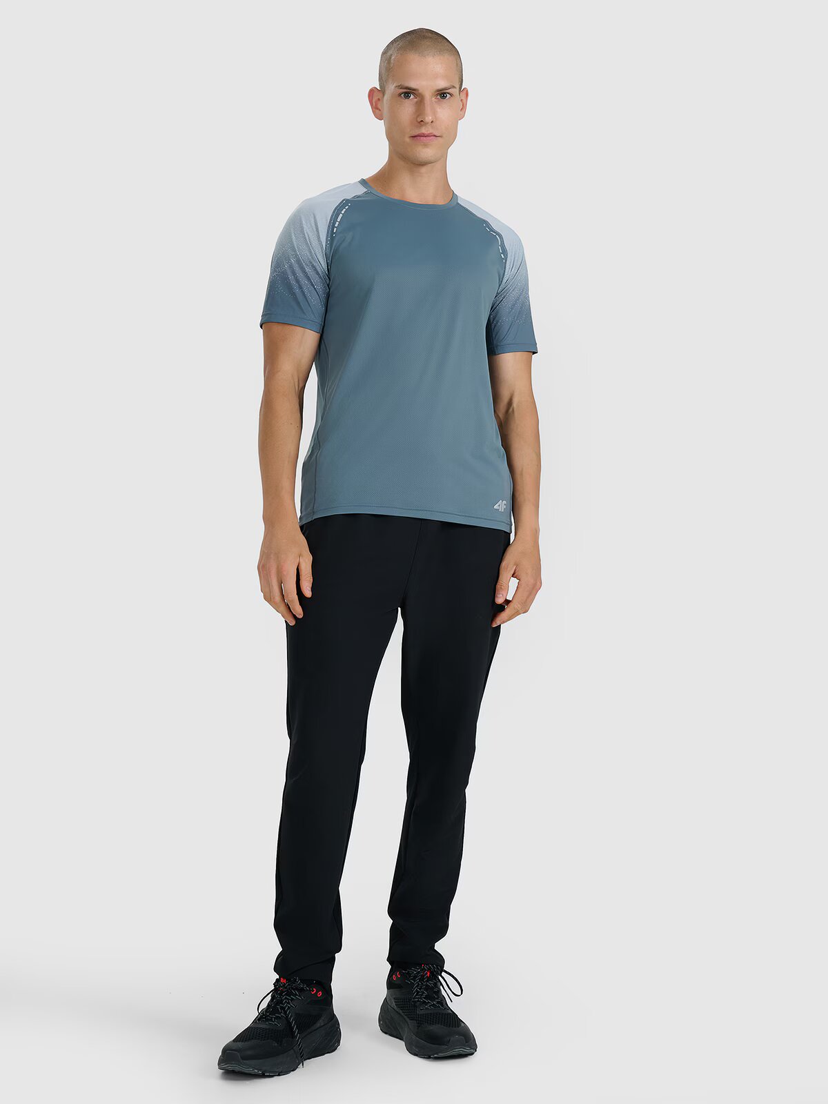 4F Tricou de alergare pe teren cu uscare rapidă pentru bărbați - XXL