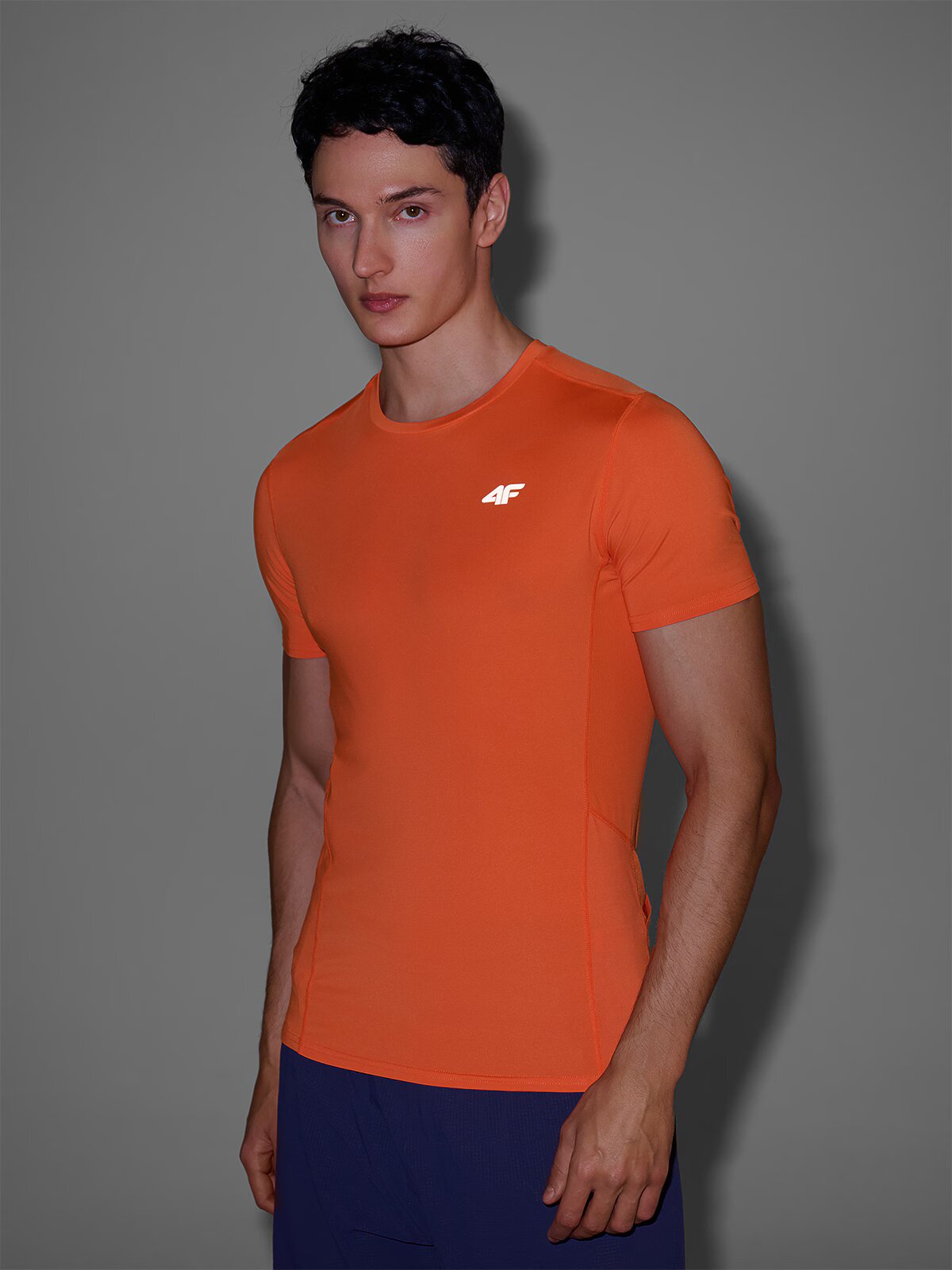 4F Tricou de alergare slim cu uscare rapidă pentru bărbați - XXL