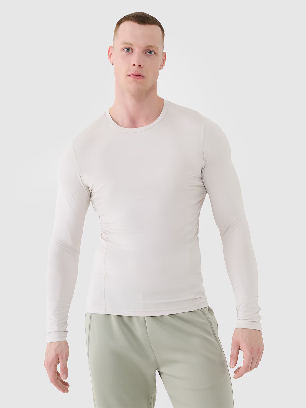 4F Tricou de antrenament cu mânecă lungă cu uscare rapidă pentru bărbați - XXL