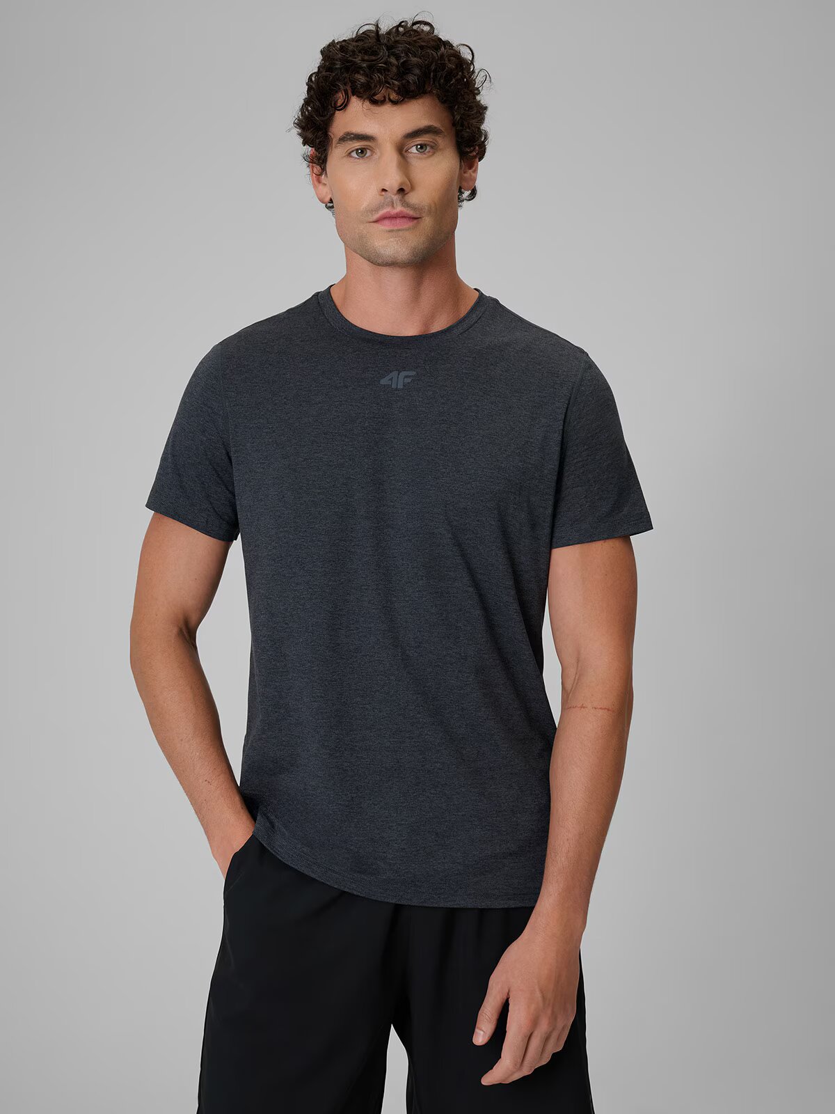 4F Tricou de antrenament cu uscare rapidă pentru bărbați - L