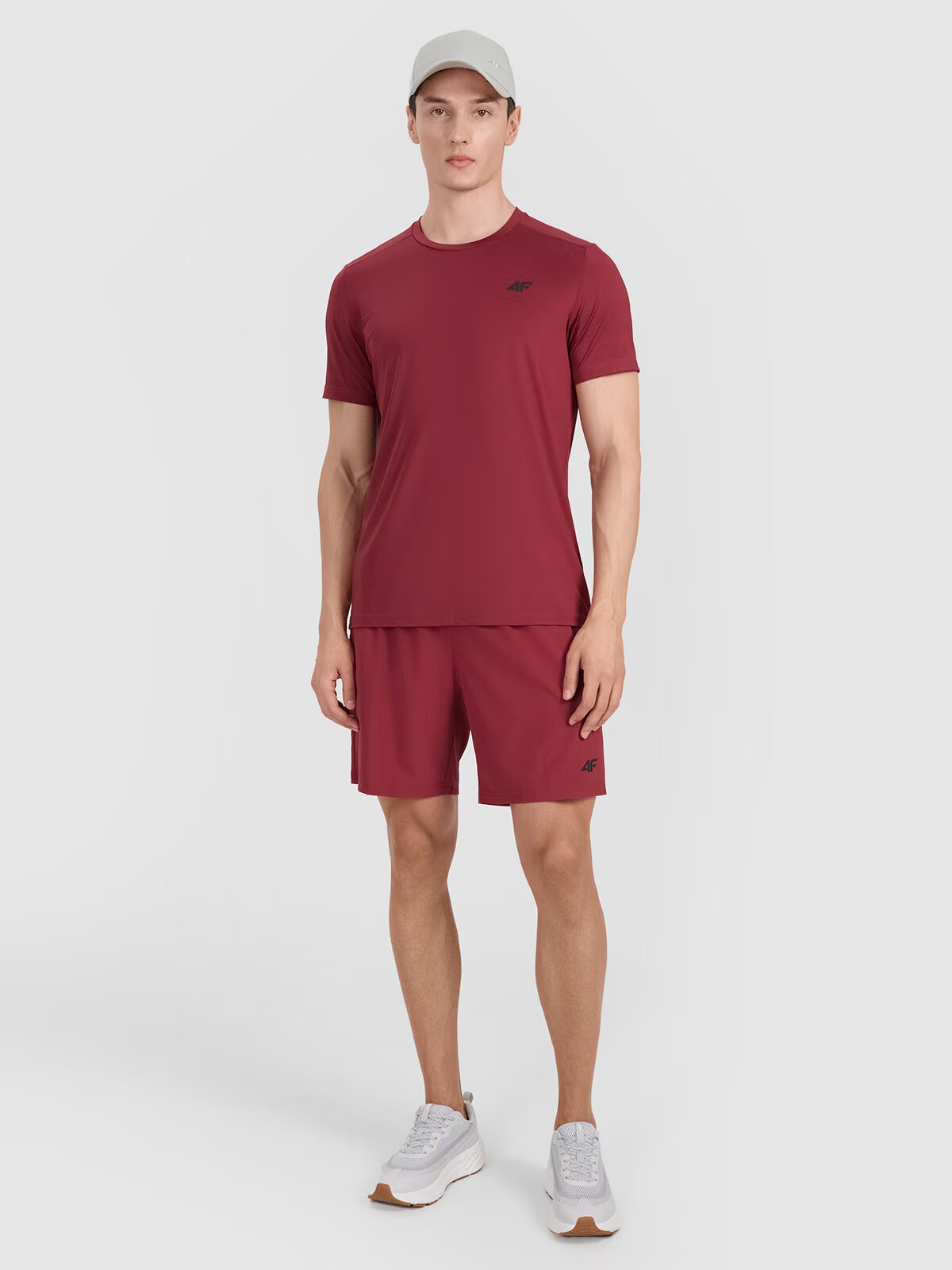 4F Tricou de antrenament cu uscare rapidă pentru bărbați - roșu XXL